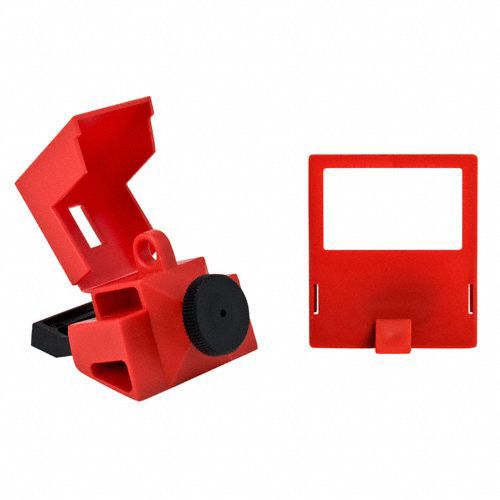 Circuit Breaker Lockout: Clamp-On, For 480/600V AC Volt, For Single Pole Circuit Breaker Type