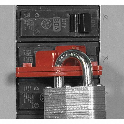 BRADY Circuit Breaker Lockout, 120, ClampOn Lockout Type