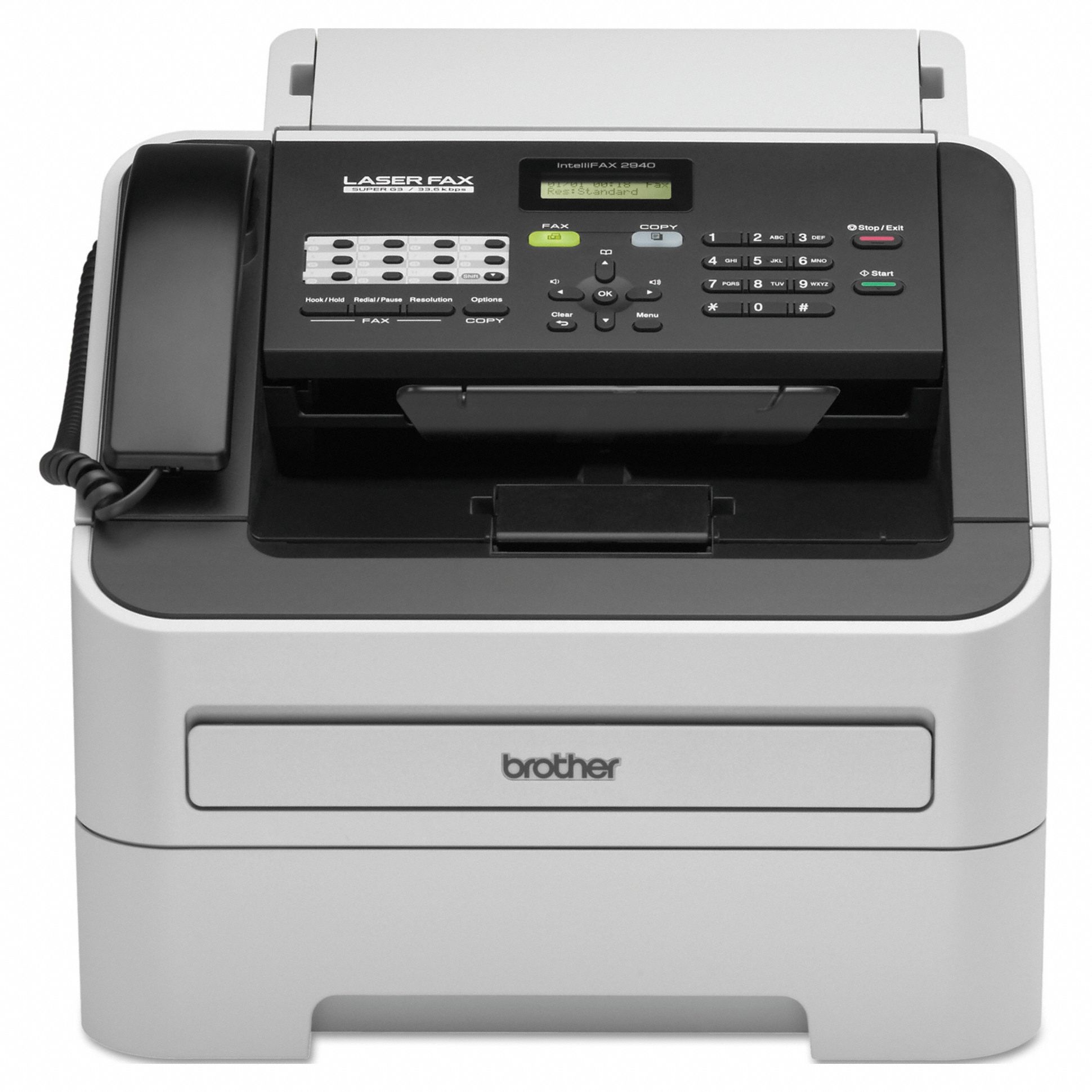 Multifunction Printer: Copy/Fax/Print/Sort, Black/White, 24 Sheets/min Print Speed (Black)