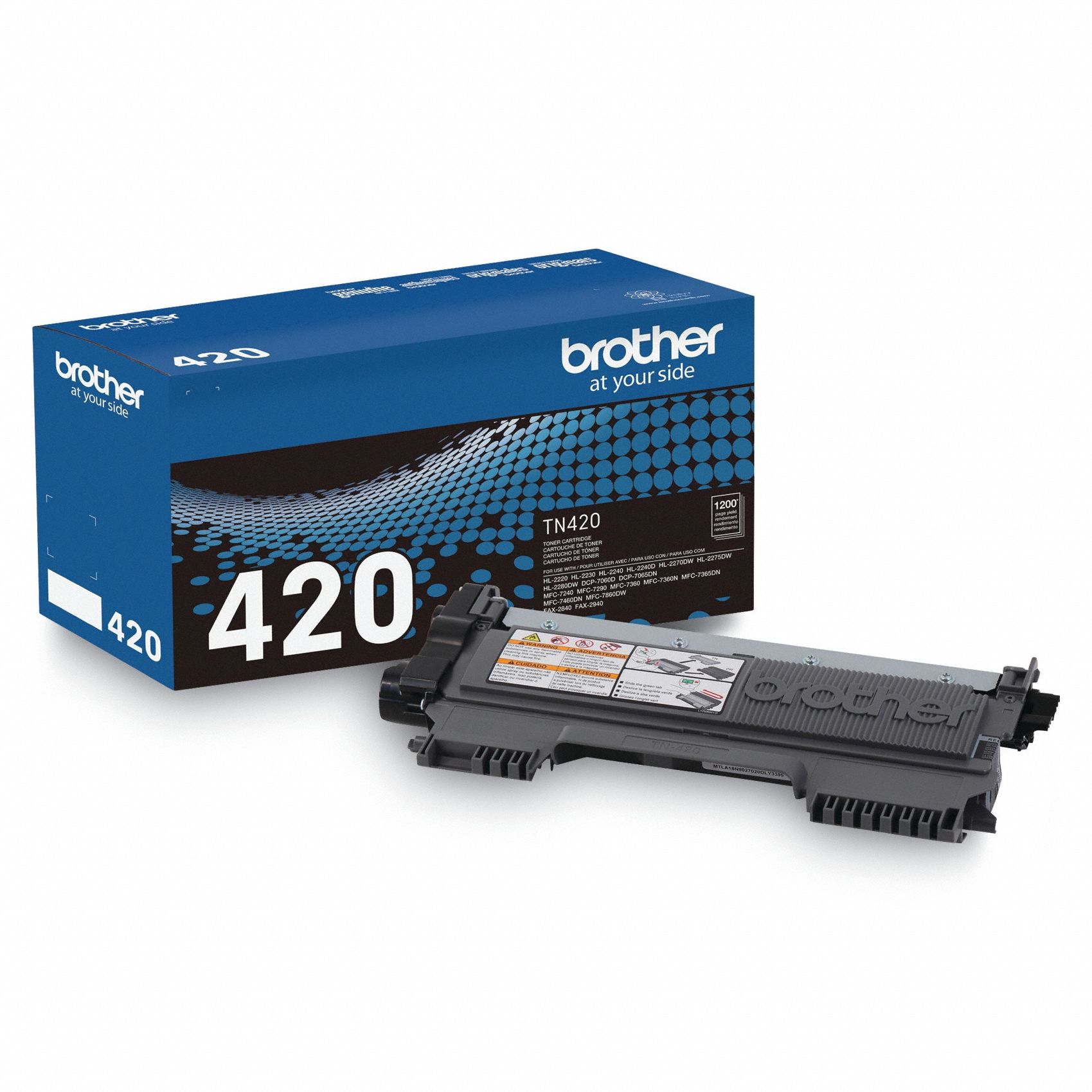 Toner Cartridge: TN420, Black, Black