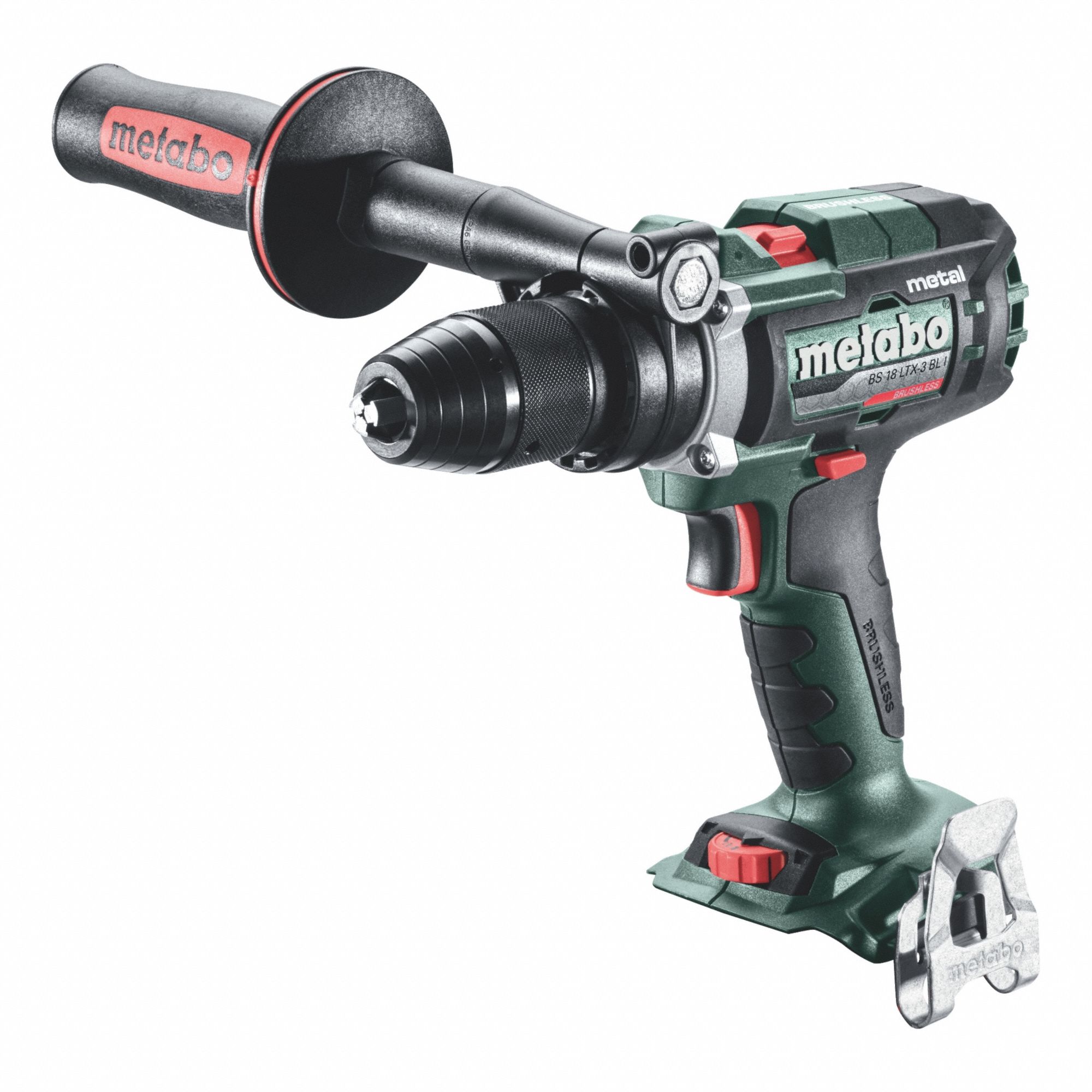 Drill: Gen Purpose, 1/2 in Chuck, 40, 000 RPM Max., Brushless, Tool Only, 18 V DC Volt