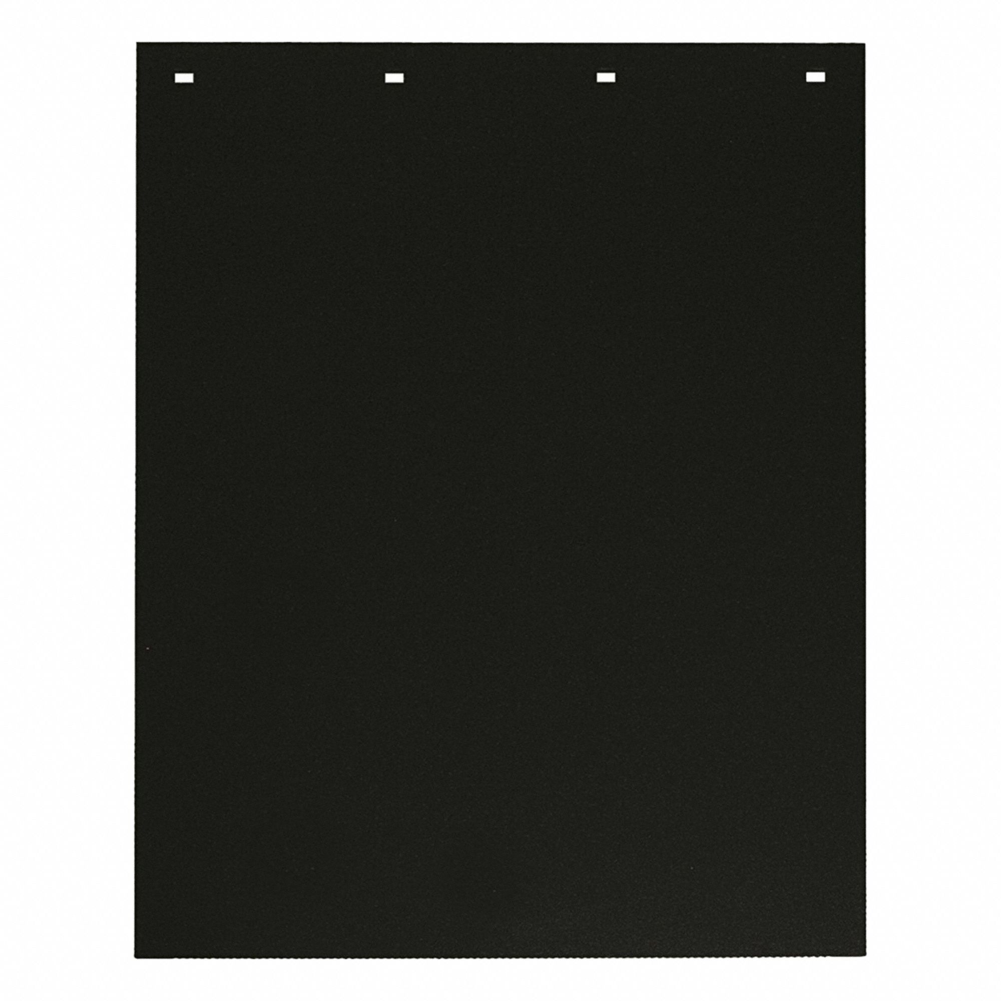 Mudflaps: Composite, 30 in Ht, 24 in Wd, 1/4 in Thick, Black, 1 PR