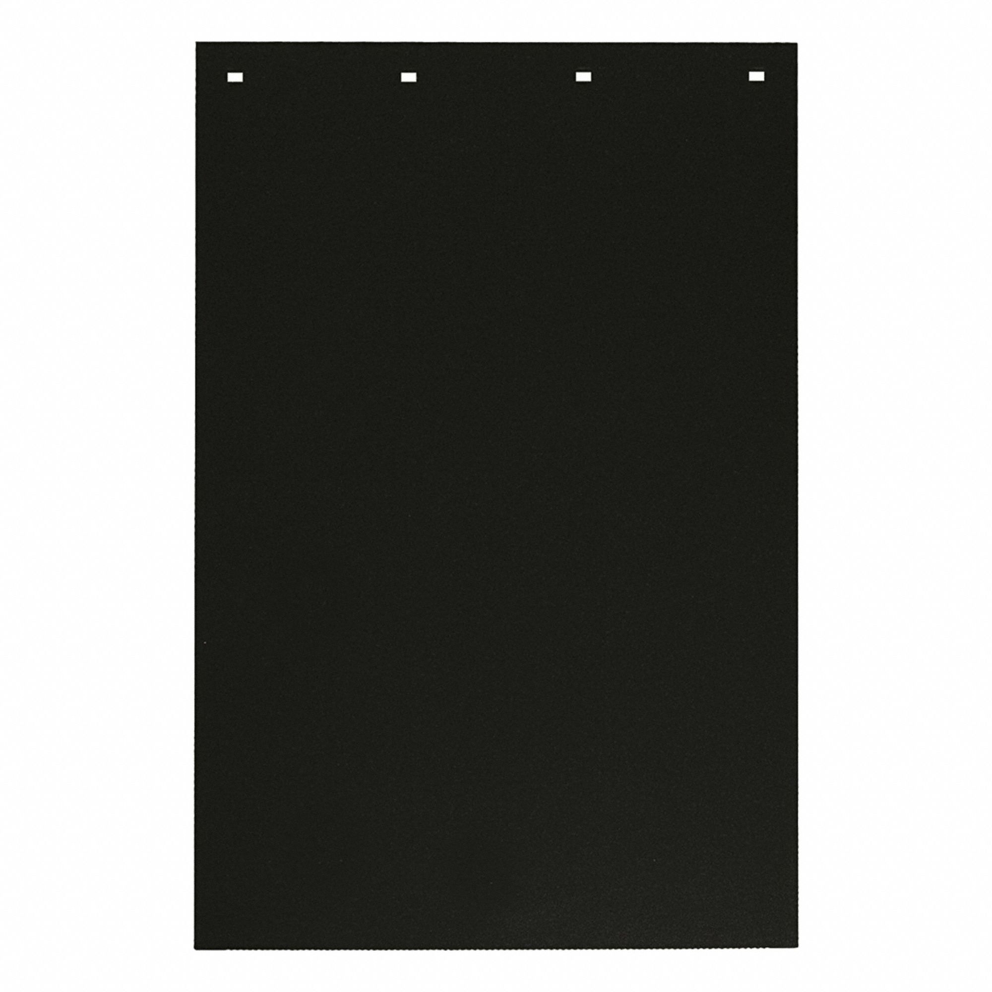 Mudflaps: Composite, 36 in Ht, 24 in Wd, 1/4 in Thick, Black, 1 PR