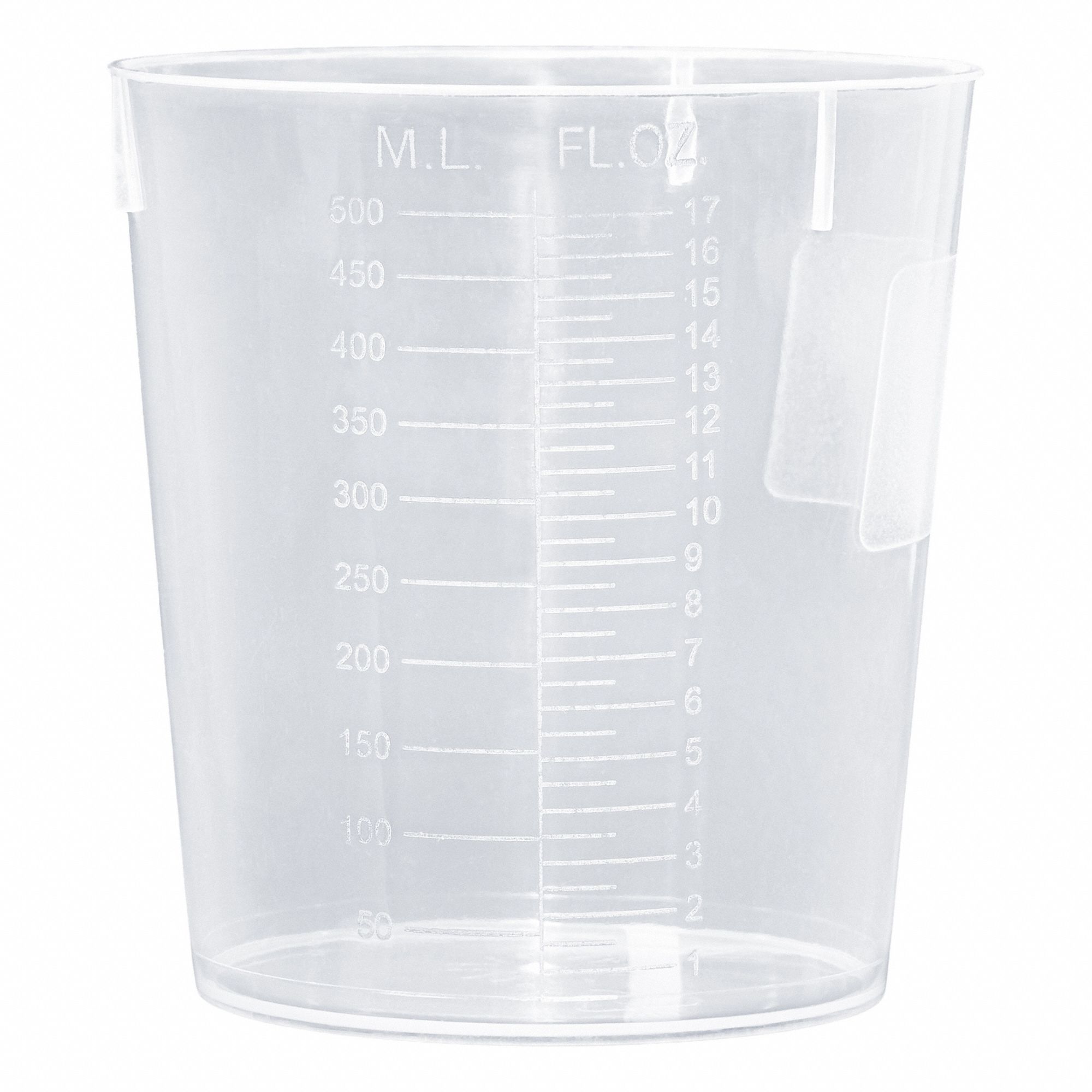 Beaker Plastic Colorless PK500