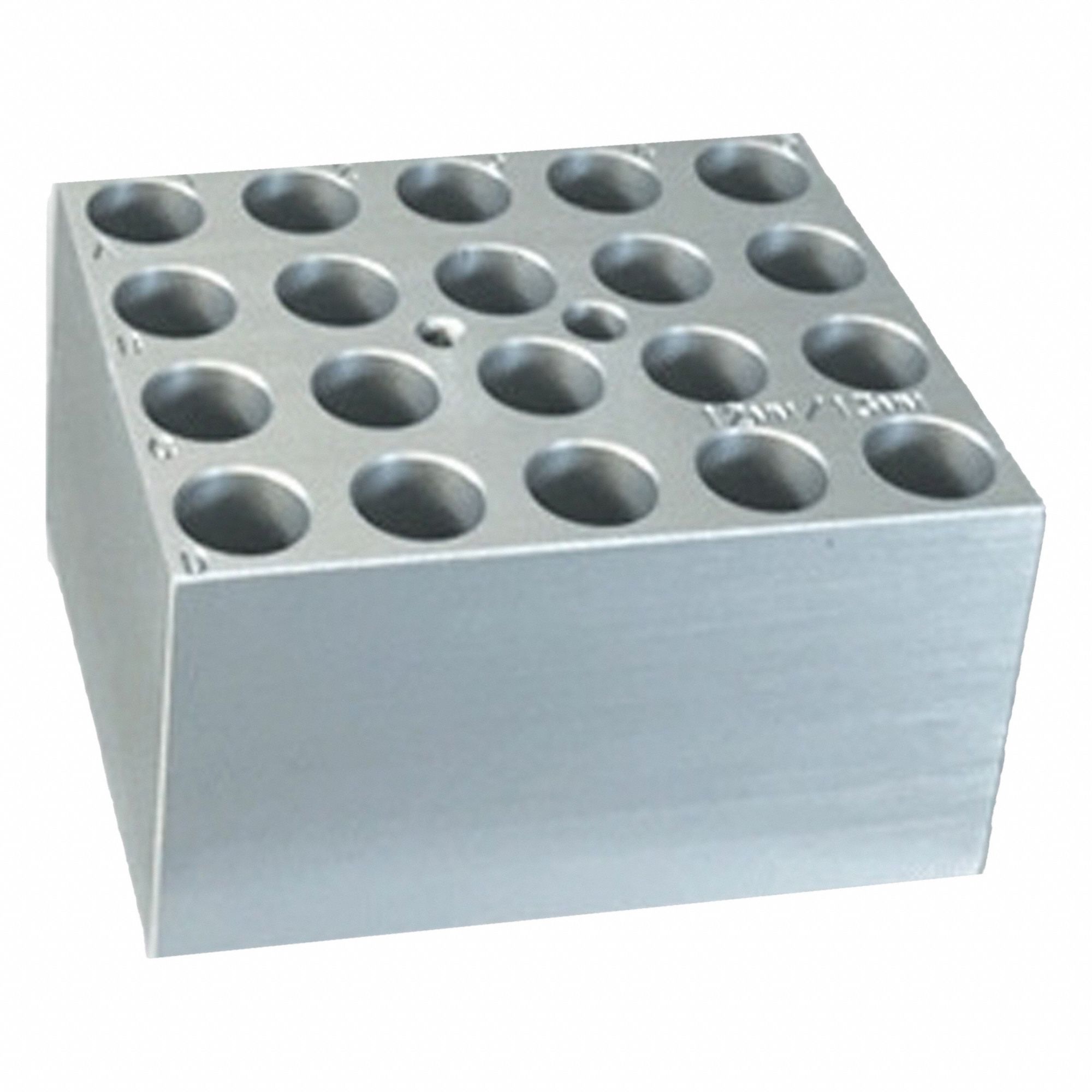 Digital Dry Bath Block: Aluminum, 3 in Overall Wd, 3 3/4 in Overall Lg