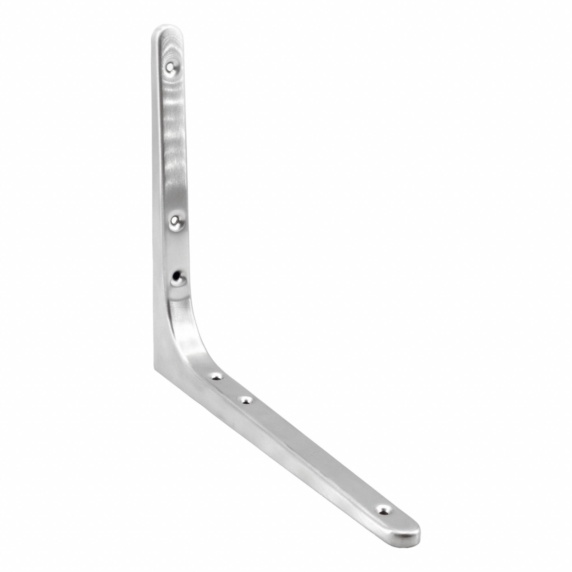 Shelf Bracket: 7 53/64 in Lg, 9 29/64 in Ht, 45/64 in Wd, 61 lb Capacity