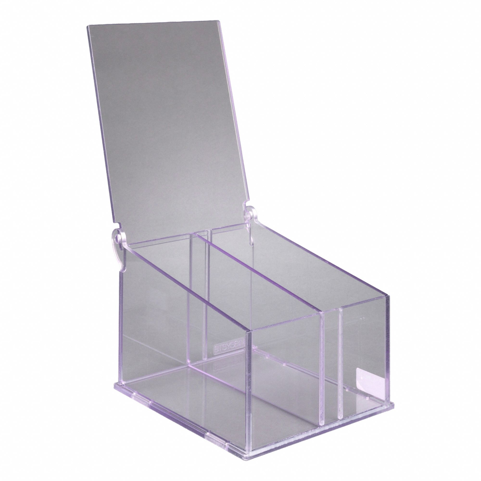 Lab Storage System: 11 1/4 in Overall Wd, 7 5/8 in Overall Ht, 8 7/8 in Overall Lg, PETG, Clear (MPN BTSYSBIN). Key specifications — Material: PETG; Mounting Location: Benchtop; Color: Clear; Product Type: Bulk Bin; Total Holding Capacity: Misc Lab Supplies; Brand: POLTEX.