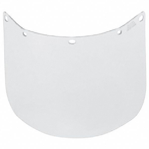 VISIÈRE DE PROTECTION, TRNSP, PC, 15X8X0,08 PO, POUR SUPPORTS BULLARD