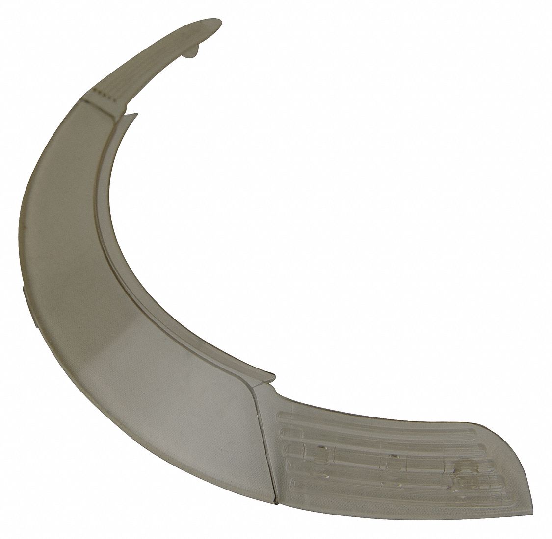 VISOR, FOR ABOVEVIEW FULL-BRIM HARD HAT, GREY TINT, POLYCARBONATE