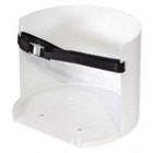 WATER COOLER MOUNT, BOLT-ON, WHITE, 5-GAL, 12 X 12, STEEL
