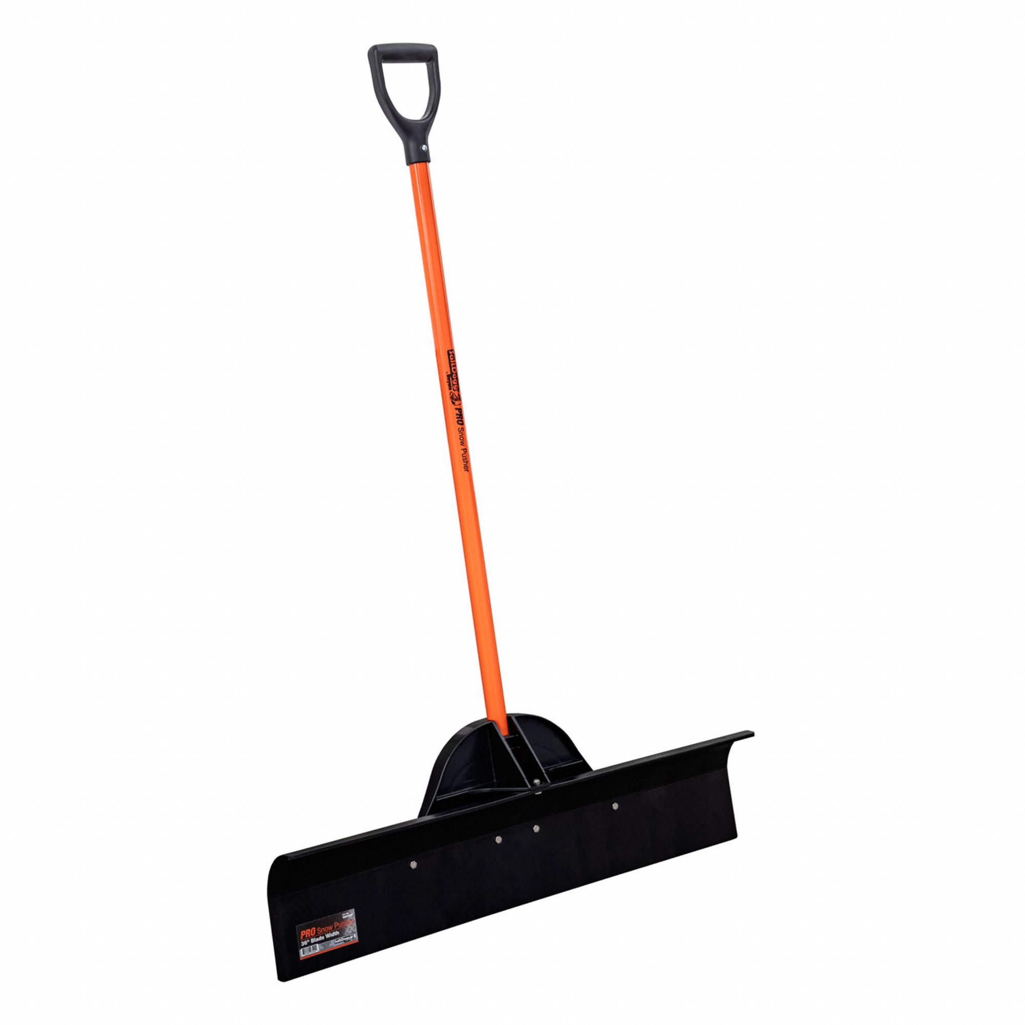 SNOW PUSHER SHOVEL,8 5/8 IN H,36 IN W