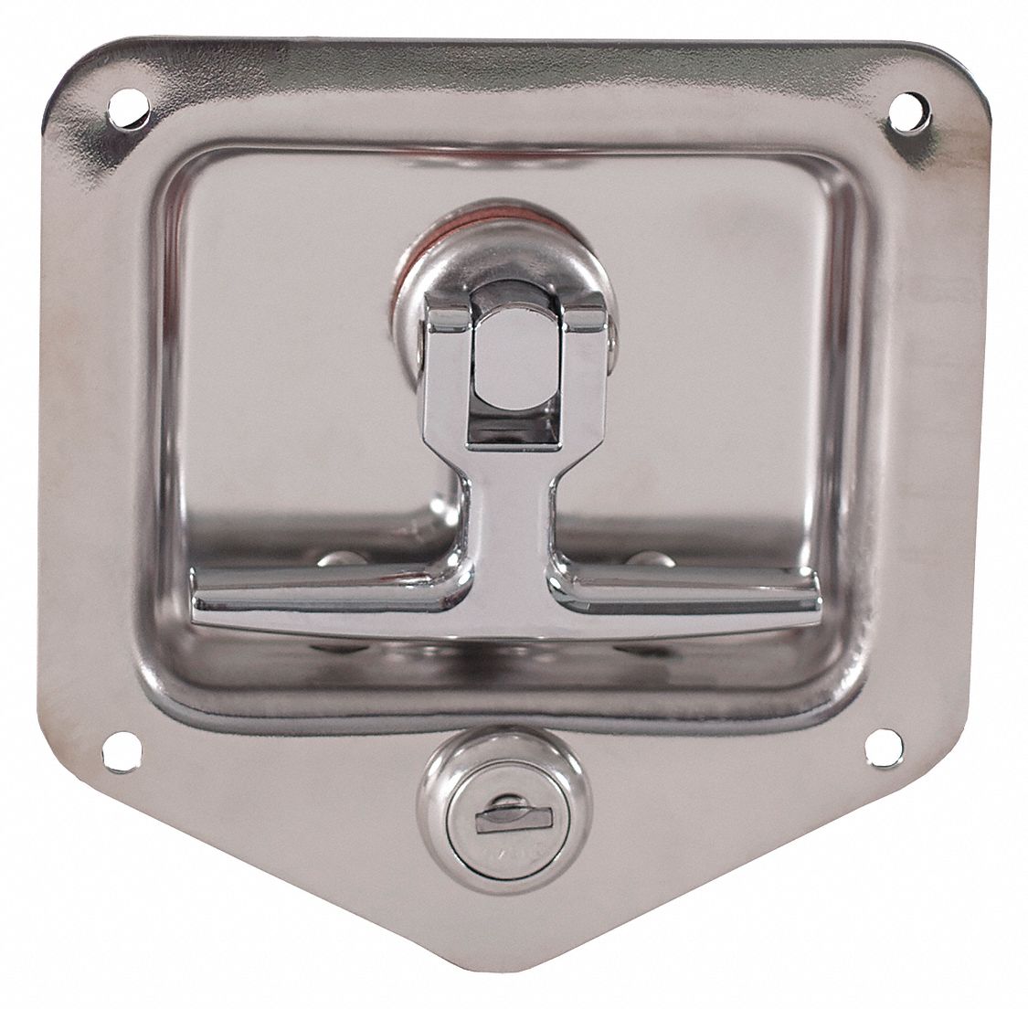 T HANDLE LATCH, TRUCKS, TRAILERS, 4.75 X 4.88 IN, 1.13 IN, 2.00 IN, 3.88 X 3.25 IN, STAINLESS STEEL