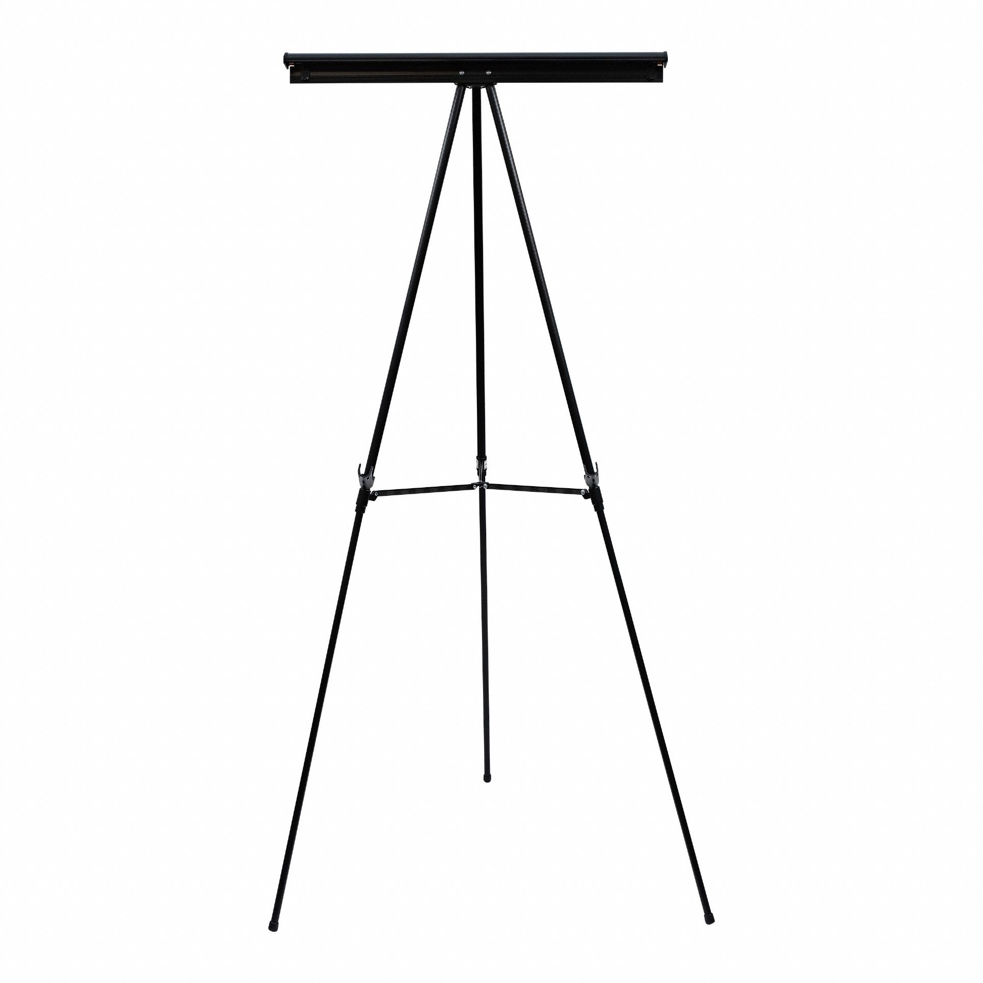 Easel: 15 in Display Ht, 12 in Display Wd, Easel Mounted, Aluminum Frame, Adj