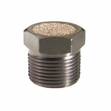 BONOMI MUFFLER: 1/2 in NPT, 7/8 in Hex Size, 40 micron, Bronze, 150 psi Max Op Pressure (MPN BV-4). Key specifications — attr124412: BONOMI; attr124422: Bronze.