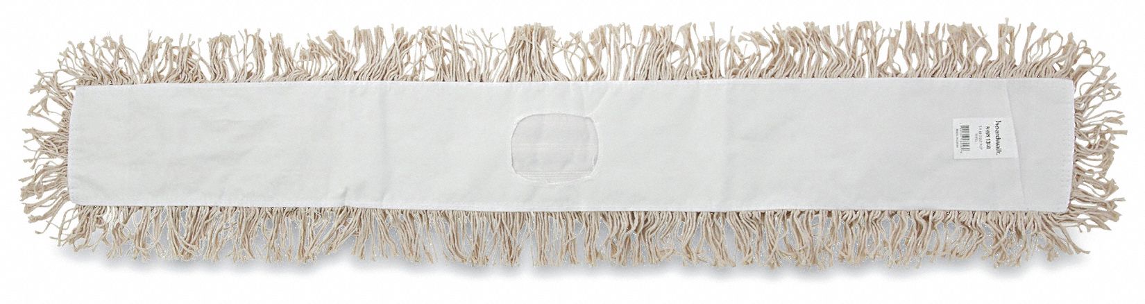 Industrial Dust Mop Head, White, Cotton