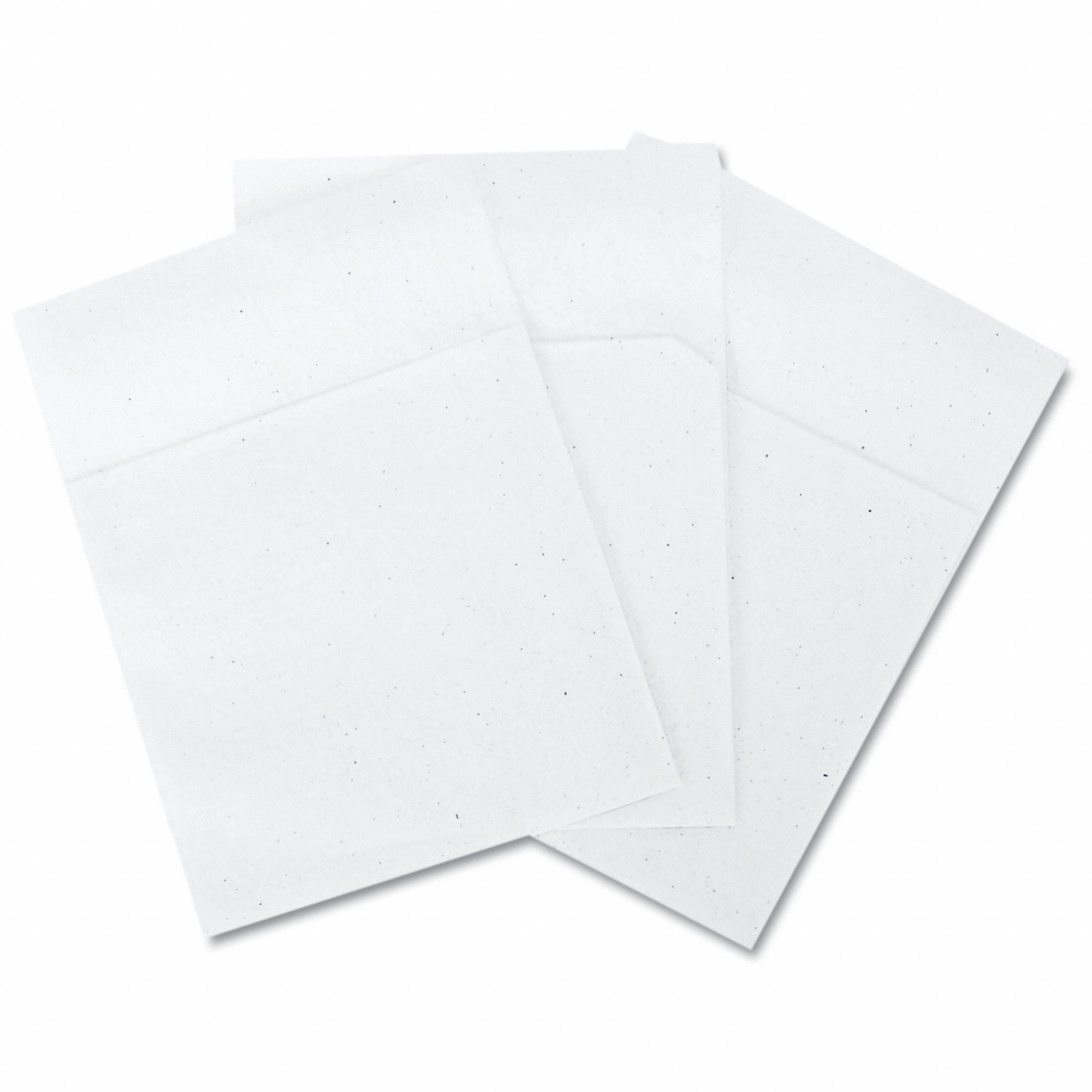 Disposable Dinner Napkin: 2 Ply, 7 in x 6 in, White, Plain, Dinner Napkins, 8, 000 PK