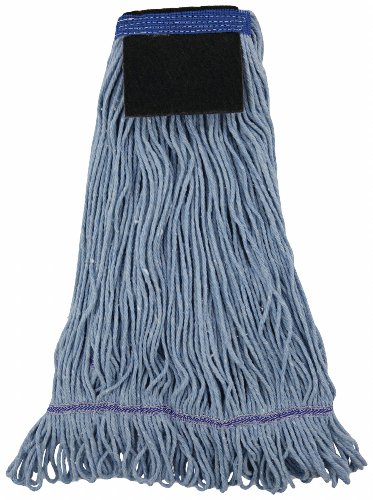 Mop Head/Pad, Blue, Cotton/Synthetic, PK12