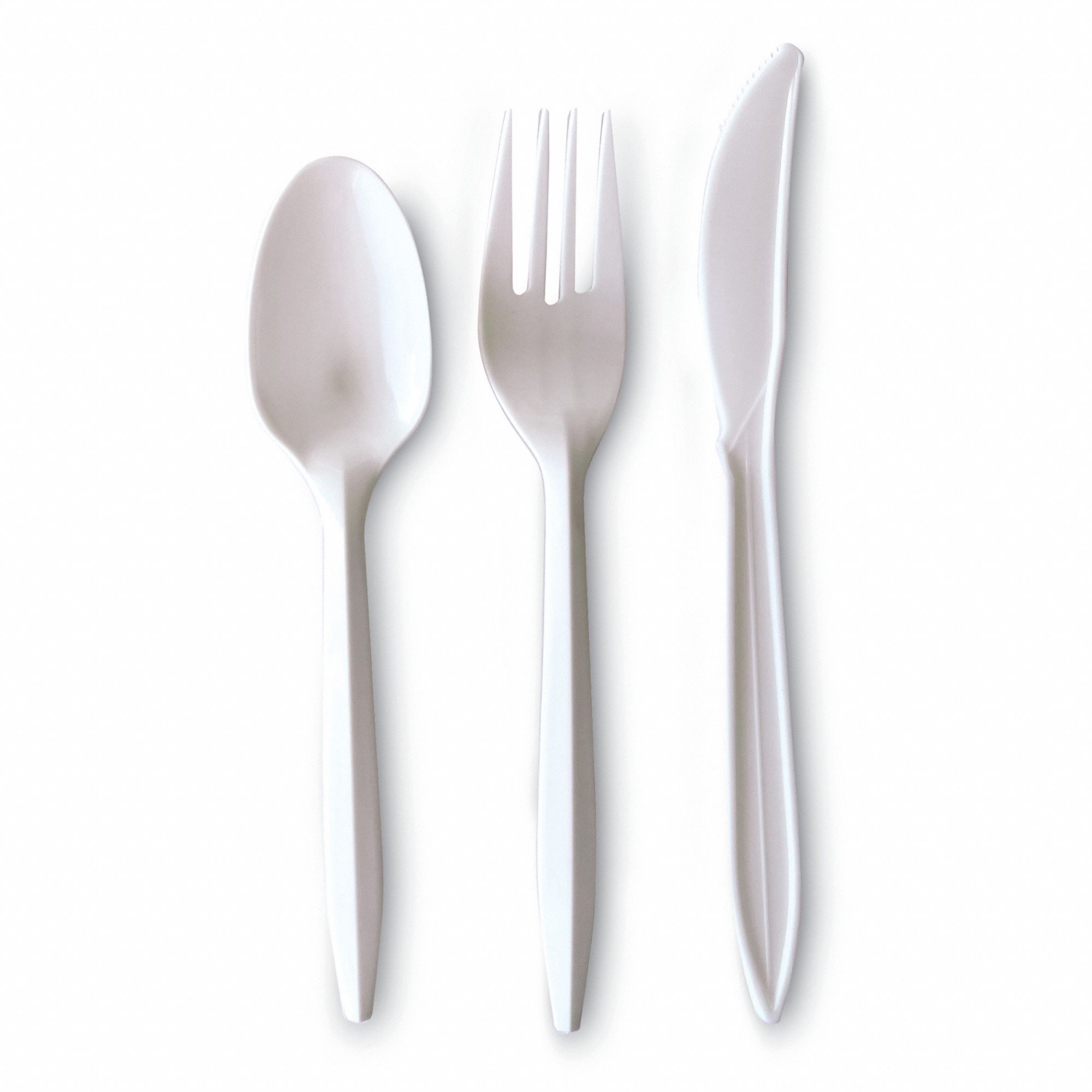 GRAINGER APPROVED Disposable Cutlery Set Prepackaged Cutlery Set