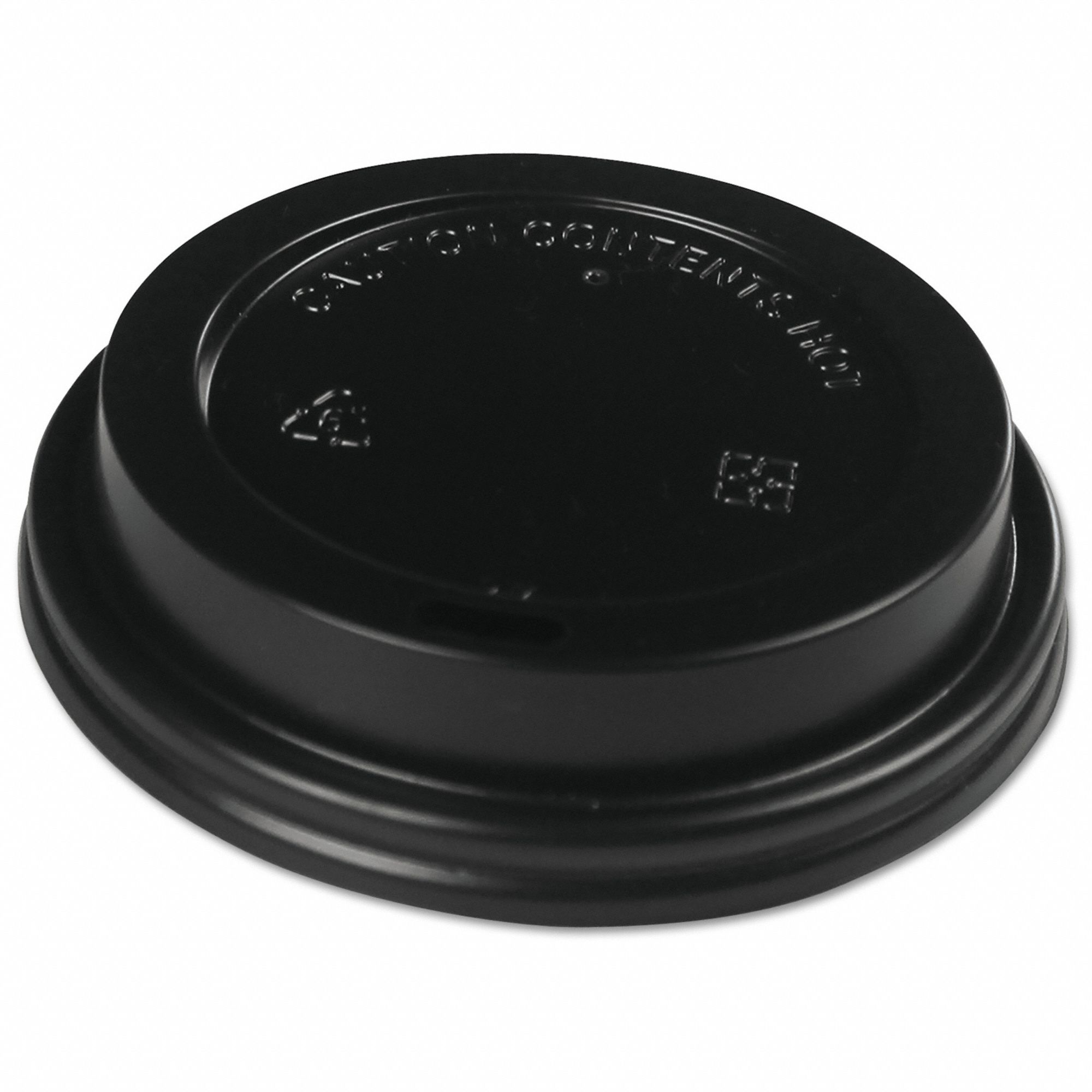 For 10 oz_12 oz_16 oz_20 oz Cup Capacity, Black, Disposable Hot Cup Lid ...