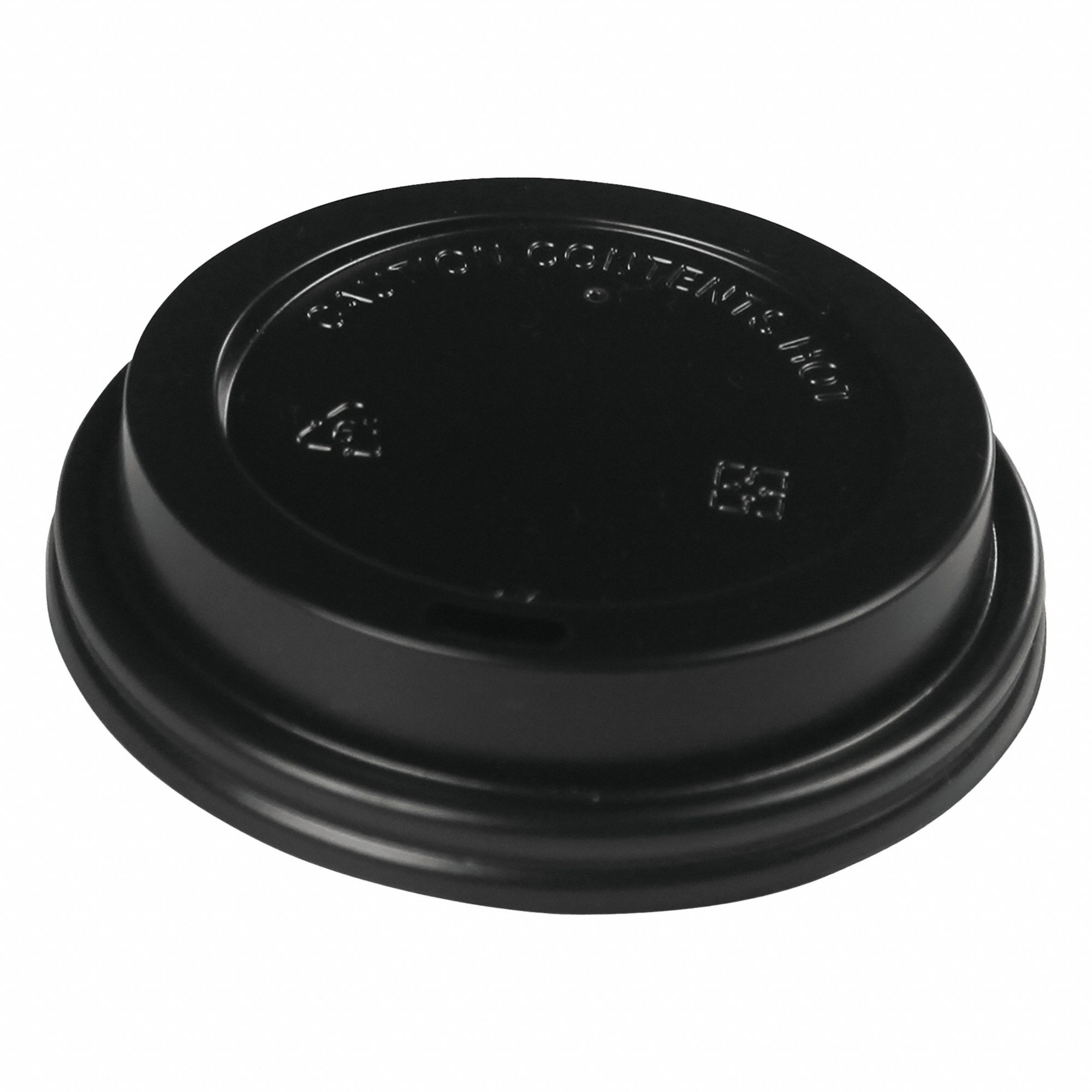 Disposable Hot Cup Lid: For 10 oz_12 oz_16 oz_20 oz Cup Capacity, Black, 1, 000 PK