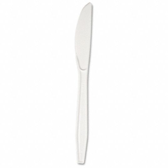 Plastic Knives White HW (1000)