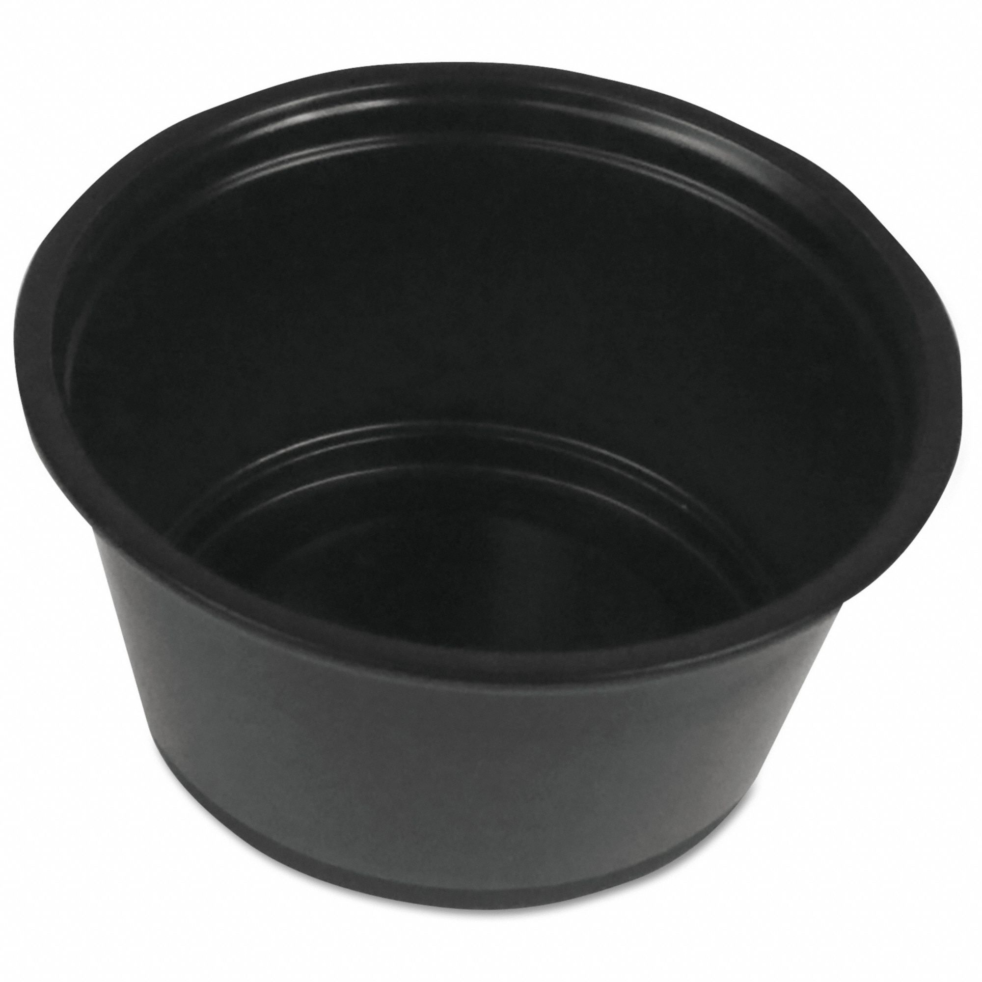 2 oz Capacity, Black, Disposable Portion Cup 799LL4BWKPRTN2BL Grainger