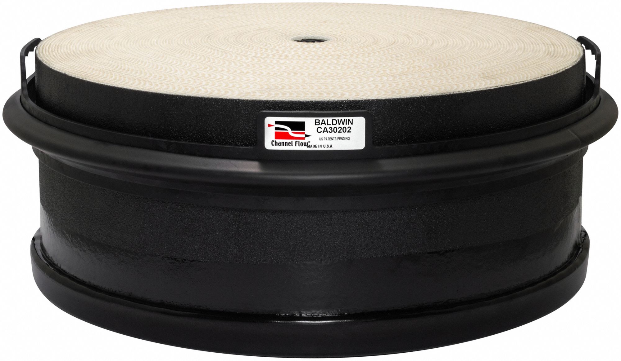 Automotive Air Filter: Round-Oval, Engine, Round, Channel Flow, 8 3/32 in Overall Ht