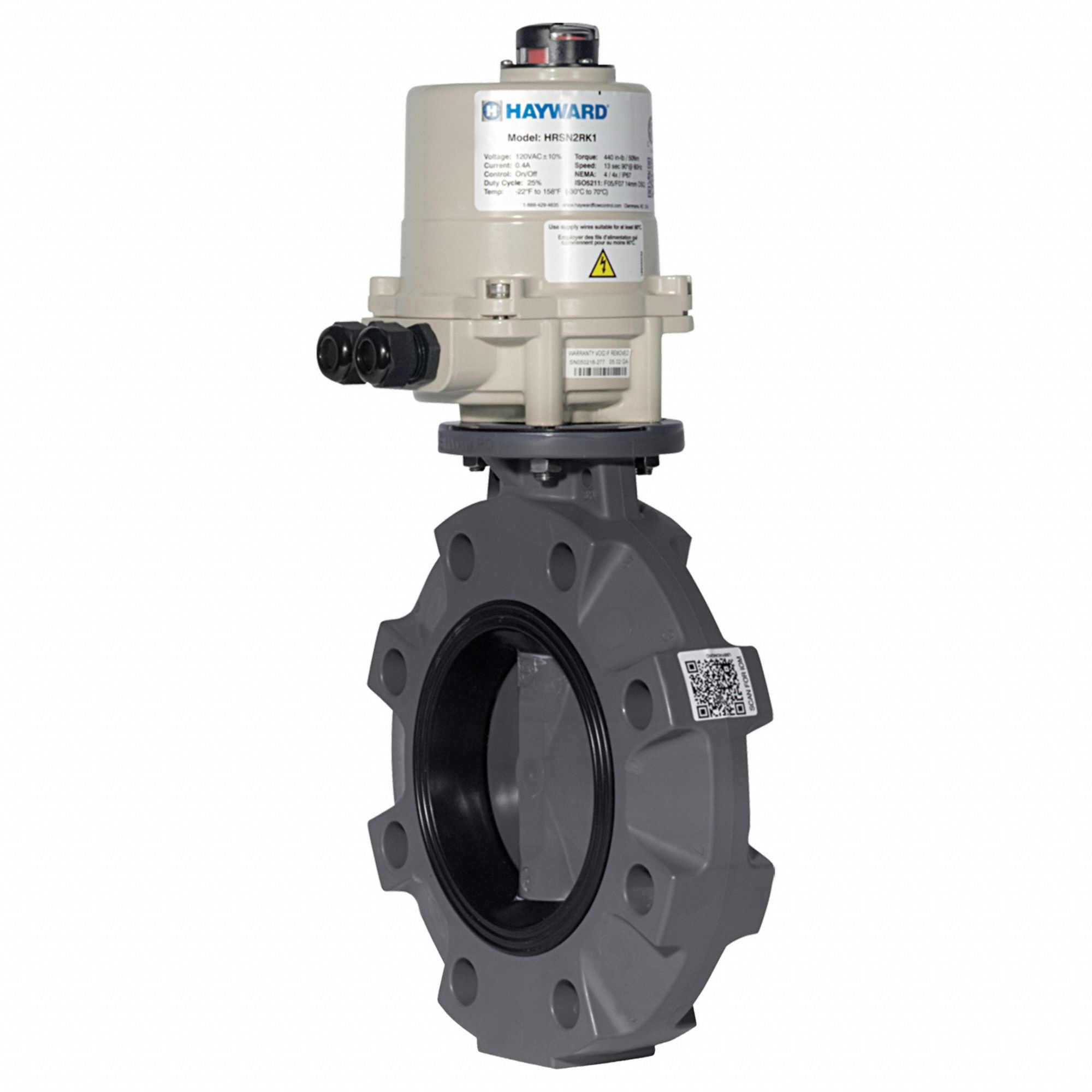 Electrically Actuated Butterfly Valves