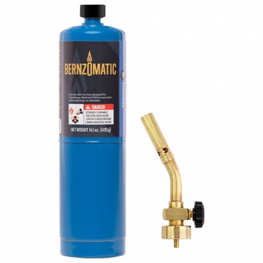 BERNZOMATIC Pencil Flame External Lighter Hand Torch w Cylinder 33V973 UL100 Grainger