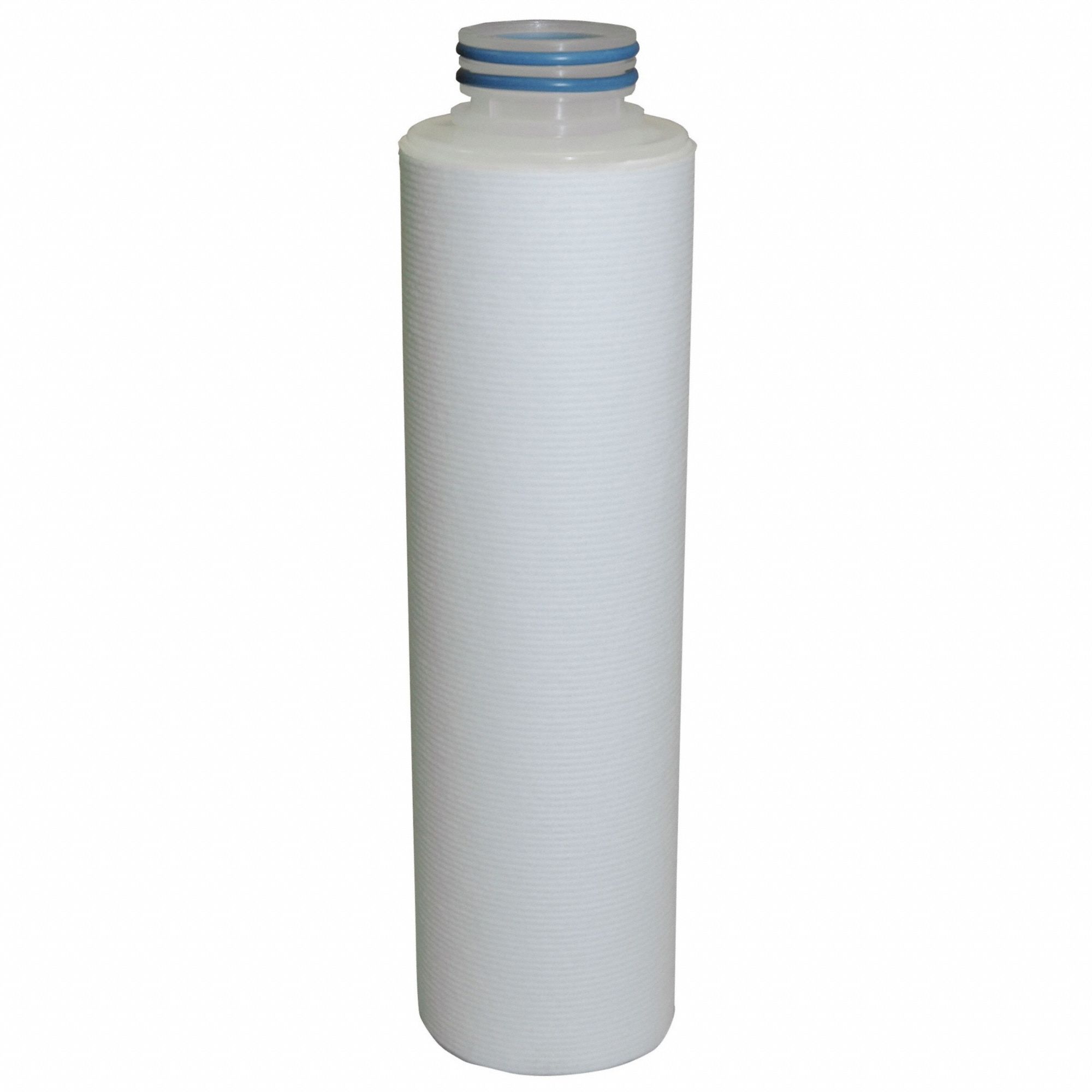 Water Filter Cartridge: 30 micron, Solid, 14 gpm, Polyester, 2 1/2 in Outside Dia