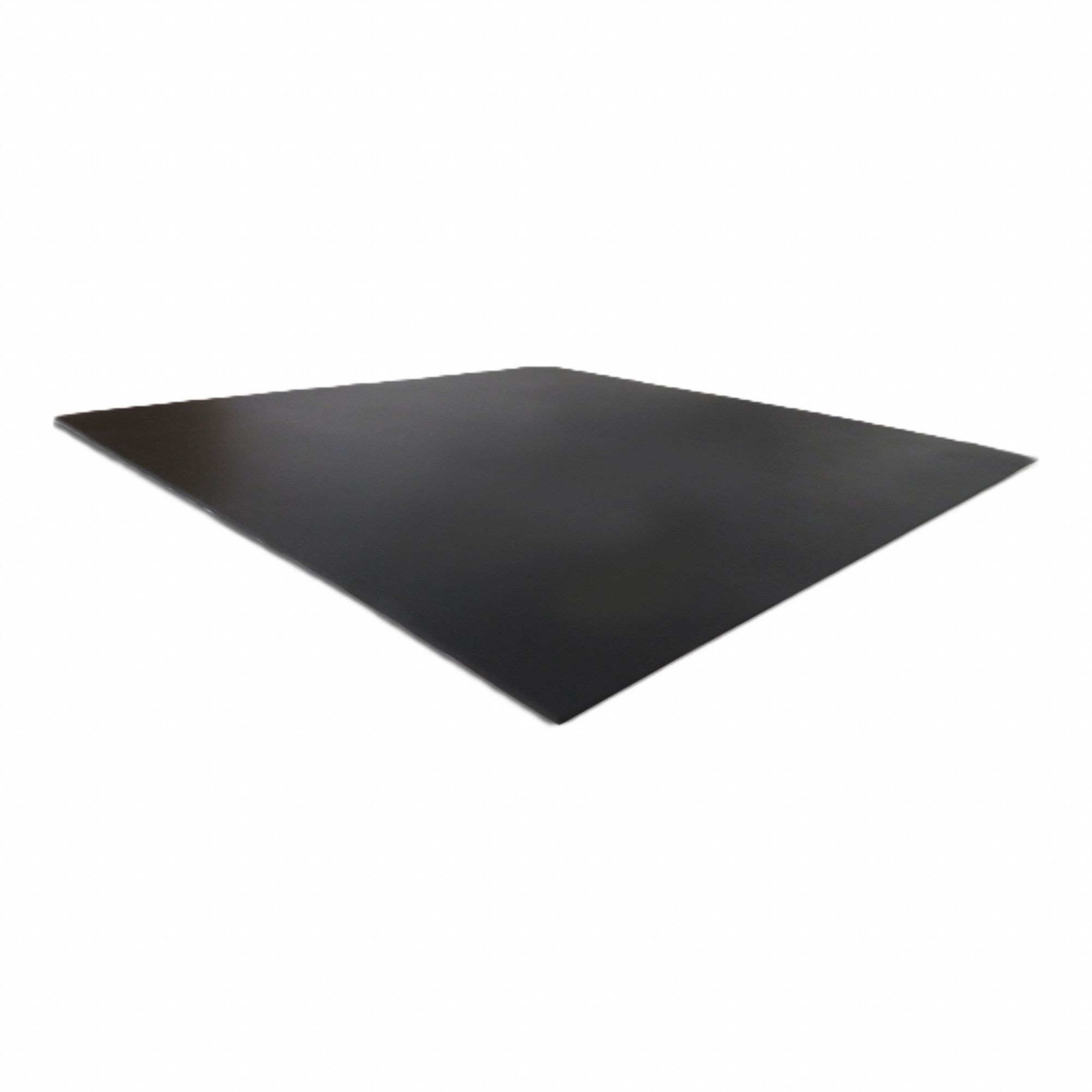 Rubber Strip: EPDM, Std, 1/4 in Thick, 24 in x 48 in, Black, 60 Shore A Durometer, -40°F to 225°F