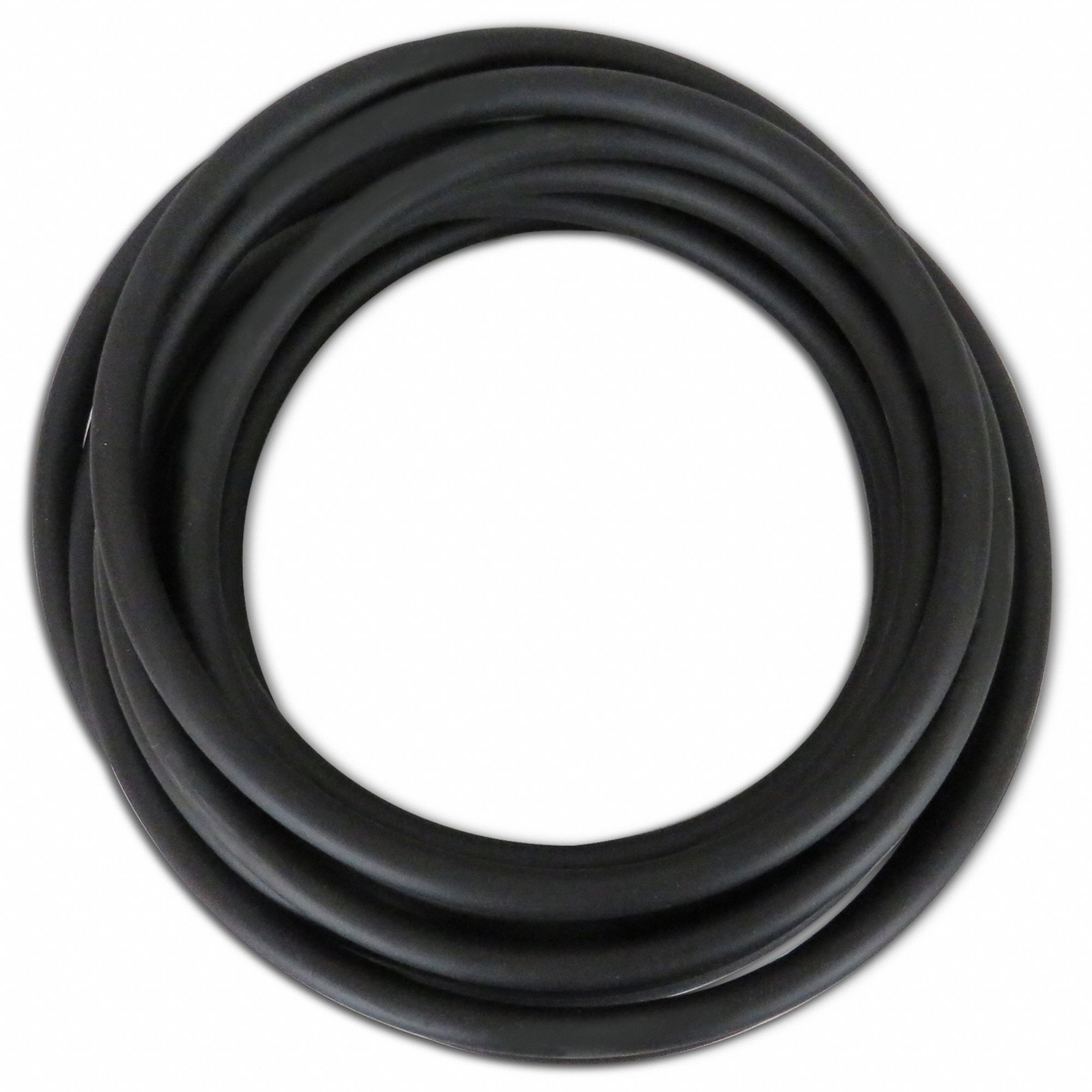 Tubing: TPV, Black, 3/4 in Inside Dia, 1 in Outside Dia, 50 ft Overall Lg