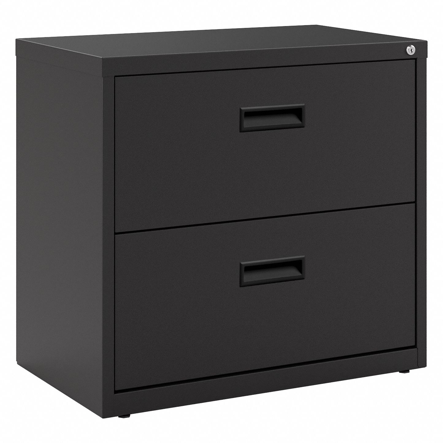 HIRSH, Black, 2 Drawers, Lateral File Cabinet - 415G65|19296 - Grainger