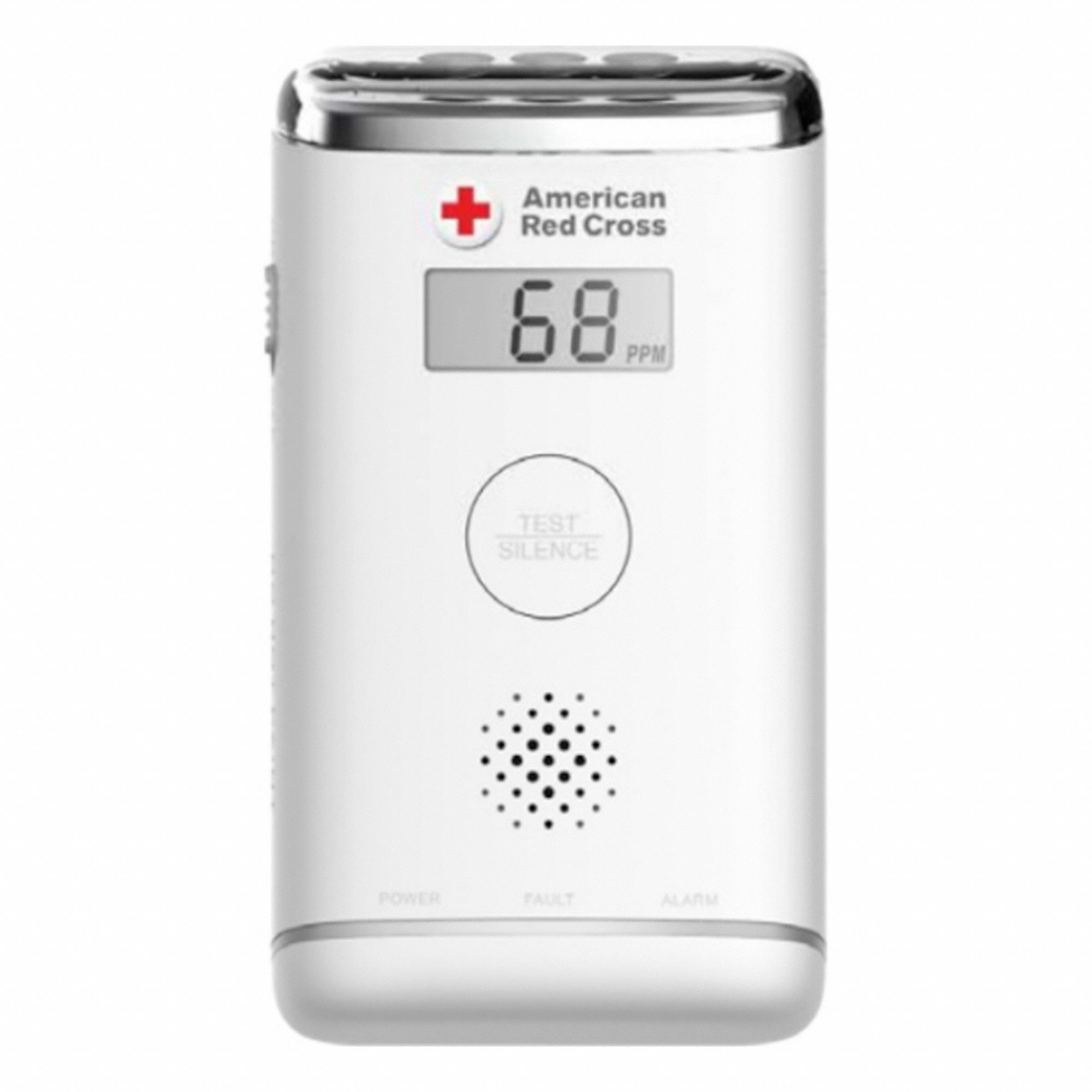 CO Detector Light/Sound Alert White 120V