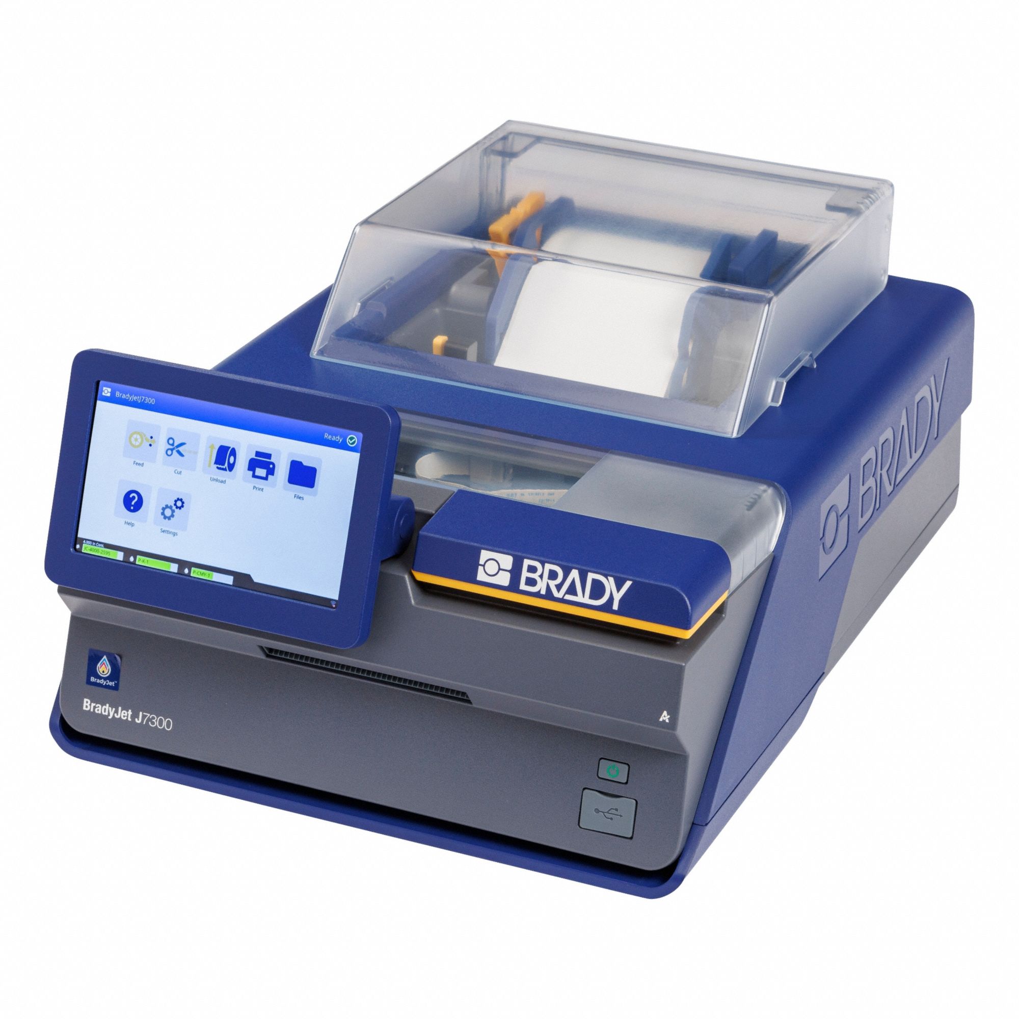 Desktop Printer: Cable and Wire Labeling, PC Connected, Full Color, Inkjet, 4 1/4 in Max. Label Wd
