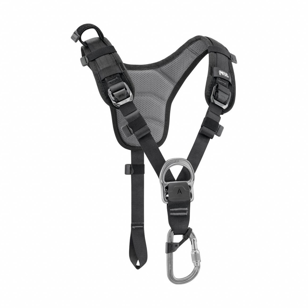 PETZL AMERICA Rescue Harness: Nylon/Polyester (MPN C081AB00). Key specifications — Brand: PETZL AMERICA; Standards: CE EN 361 (with AVAO SIT, AVAO SIT FAST, FALCON, FALCON MOUNTAIN, SEQUOIA SRT sit harnesses); Hardware Material: Aluminum; Webbing Materials: Nylon; Back D-Ring: No; Color: Yellow; Front D-Ring: Yes; Leg Strap Buckles: None.
