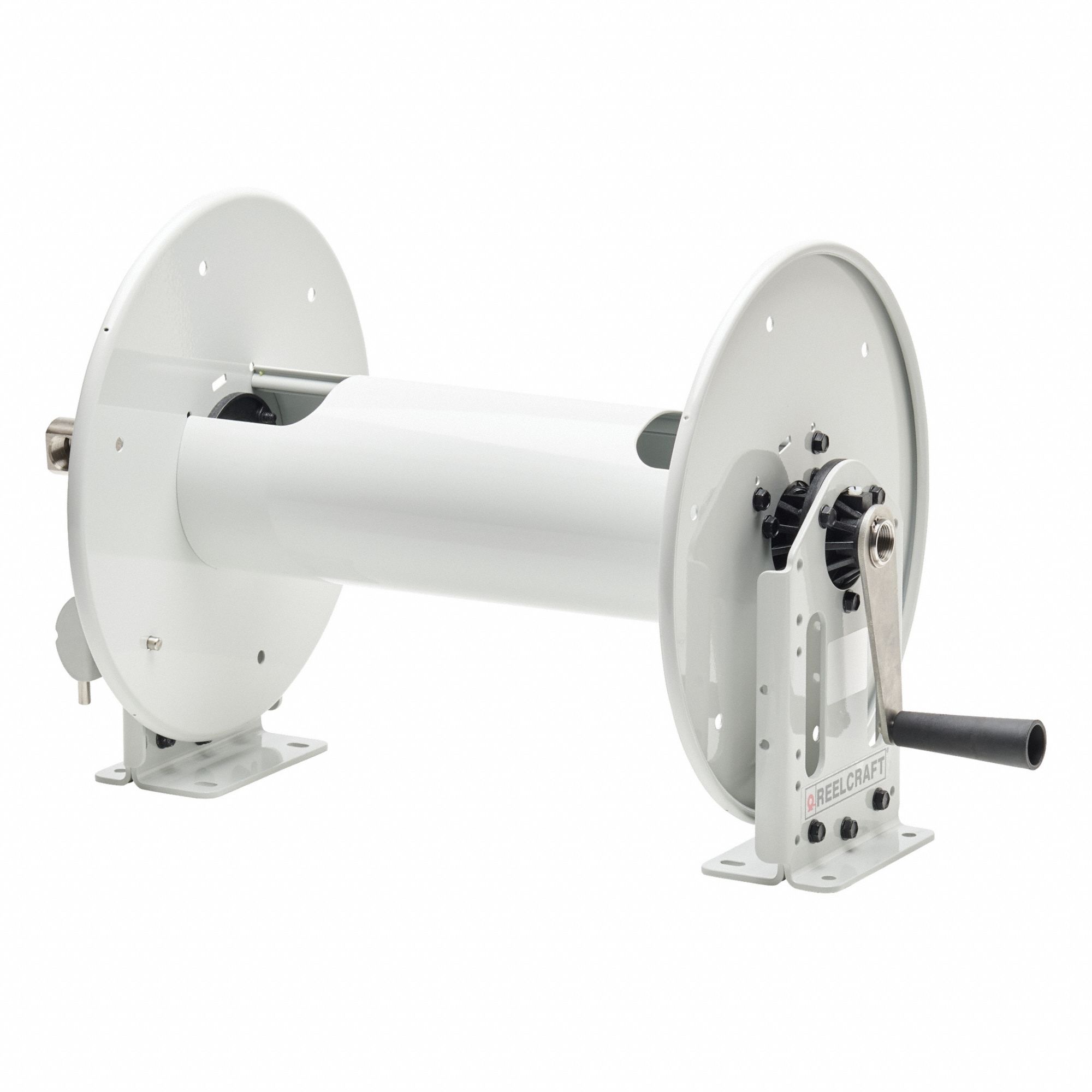Hand Crank Hose Reel Gray 24 lb