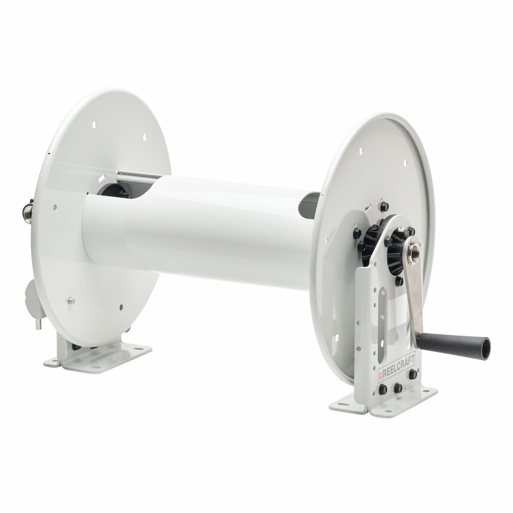 Hand Crank Hose Reel Gray 24 lb