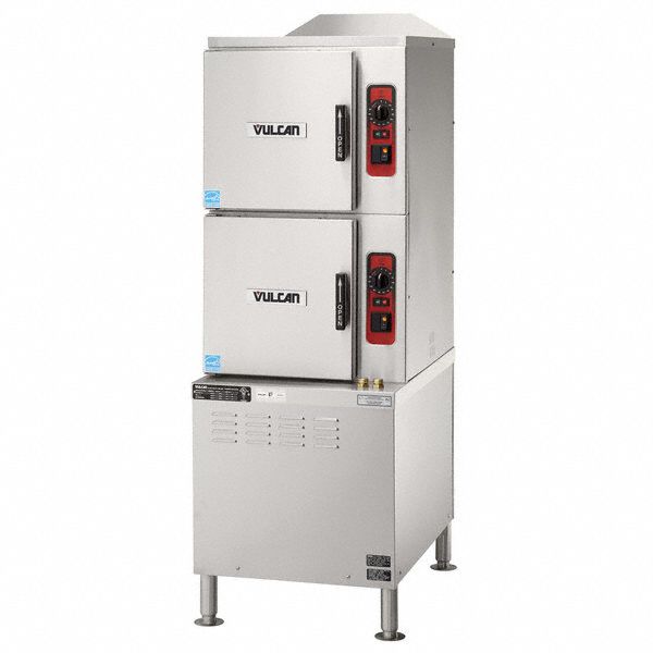 Convection Steamer: 6 Pans - Max, 2 Steaming Chambers, 235°F Op Temp - Max, 235°F Op Temp - Min