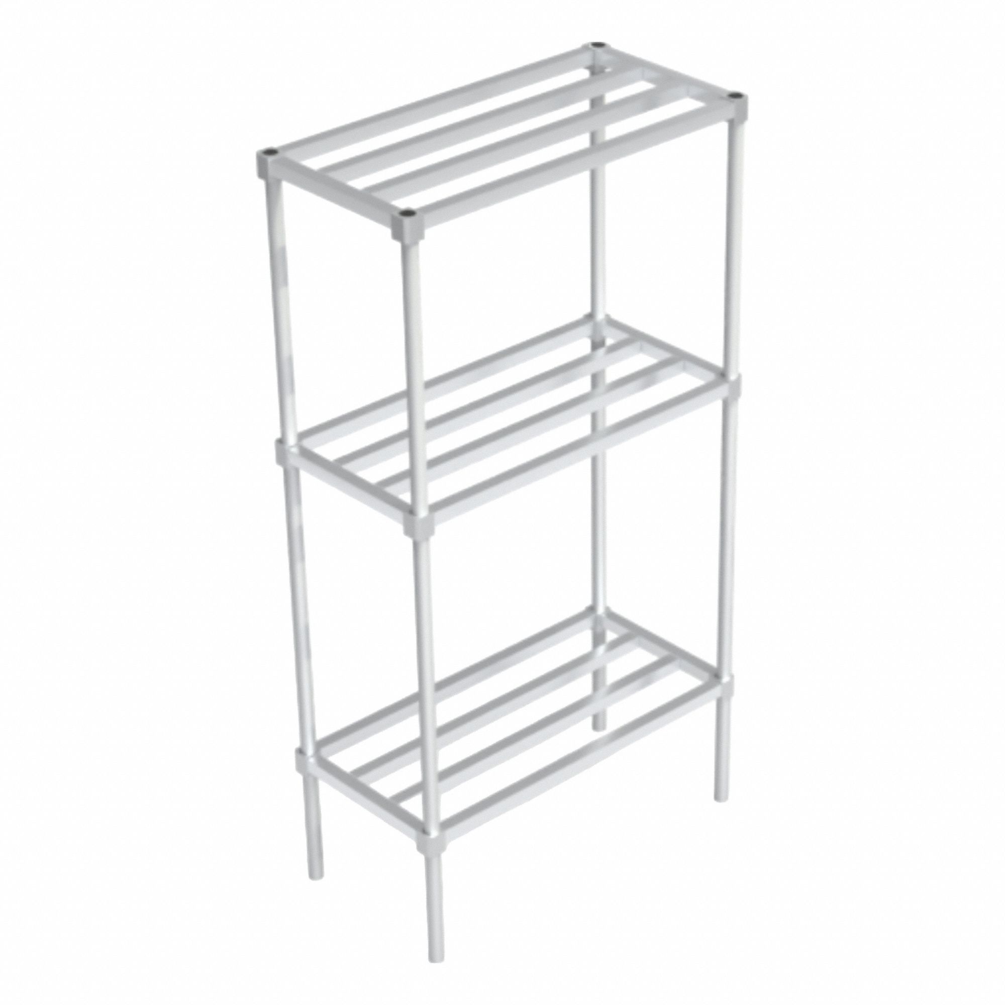 NEW AGE INDUSTRIAL, 68 1/4 in x 24 in x 36 in, T-Bar Shelf, Standard