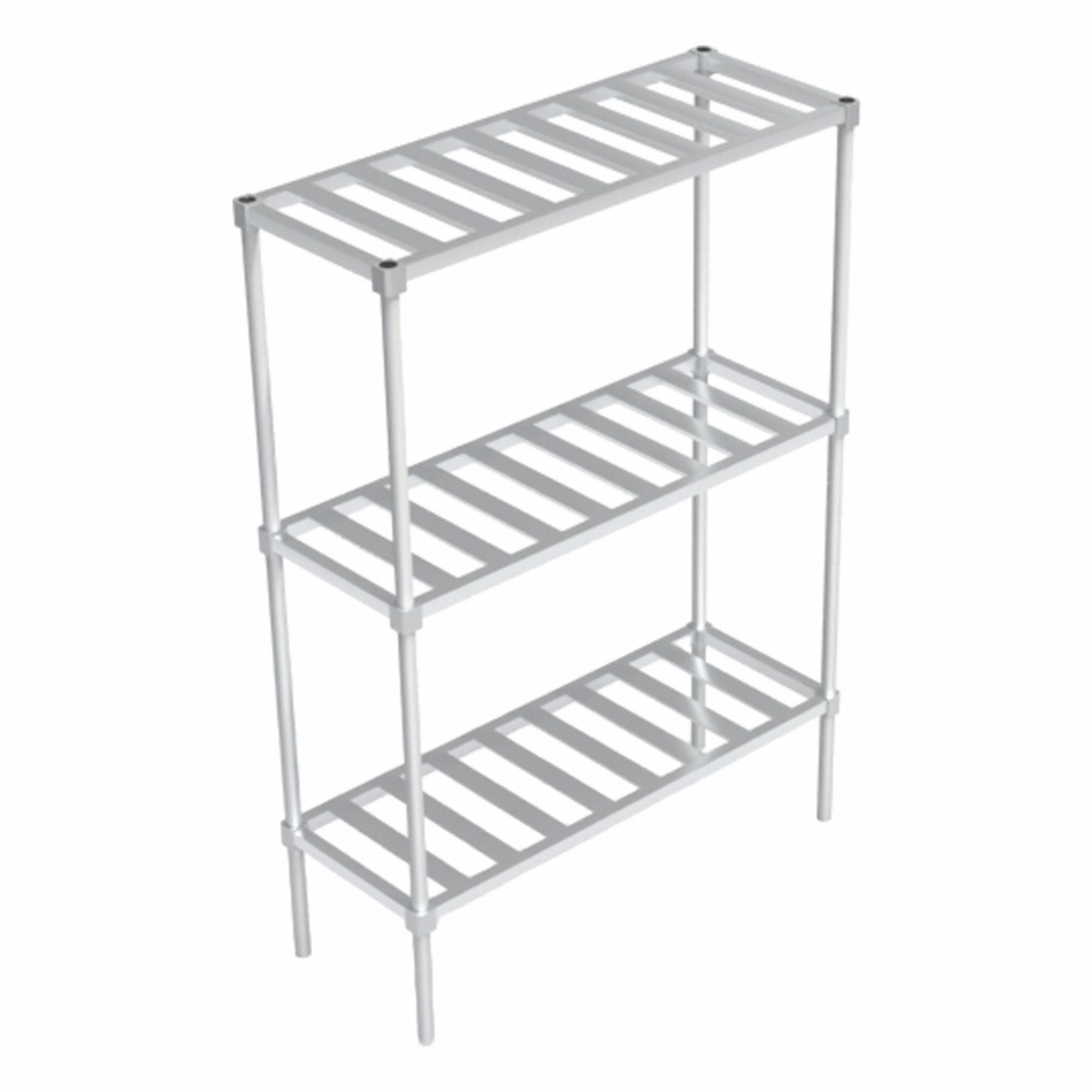 NEW AGE INDUSTRIAL, 68 1/4 in x 18 in x 48 in, T-Bar Shelf, Standard