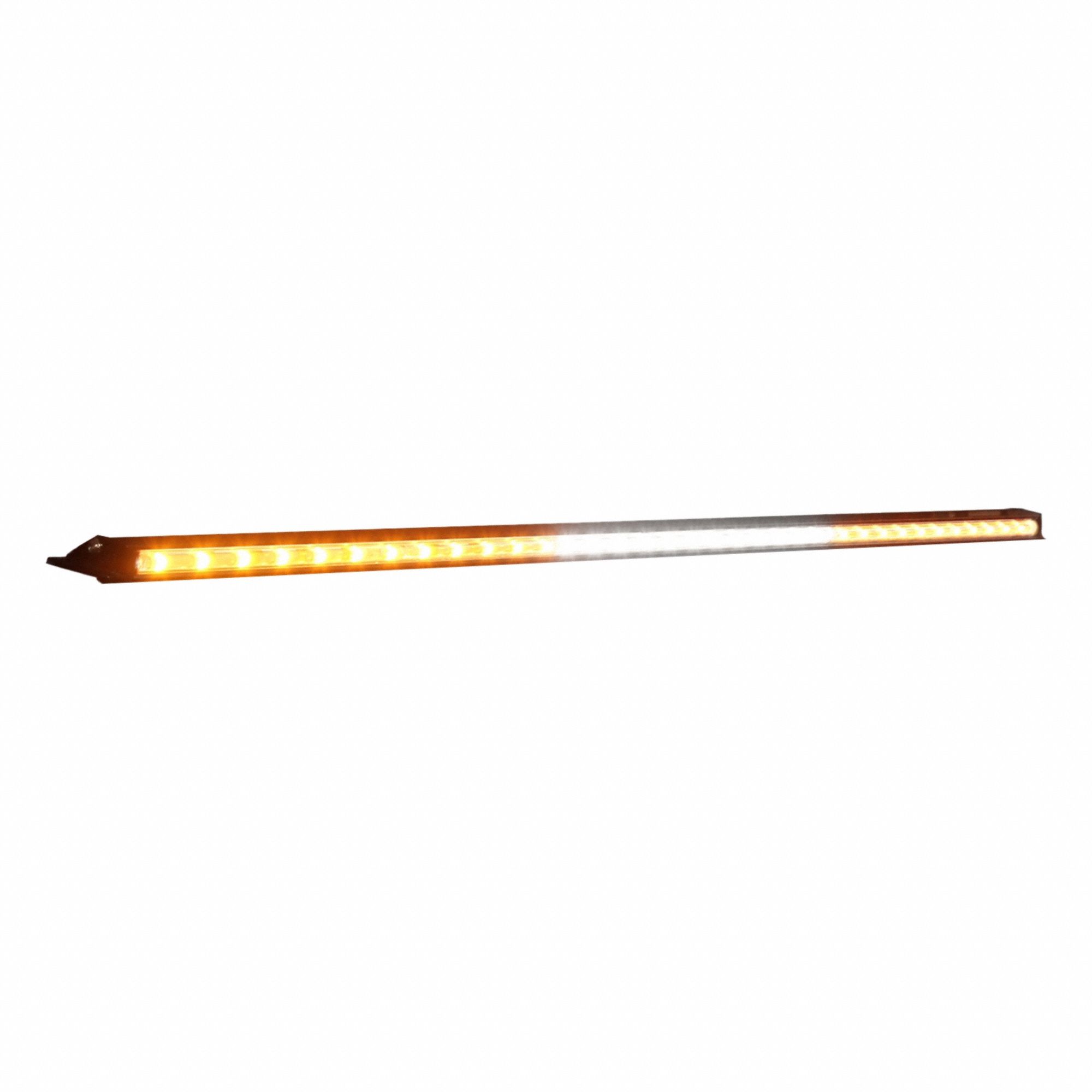 Running Board Light: Perimeter Flashing Warning Light, Amber/White, 9.2 W Watt, Clear, LED