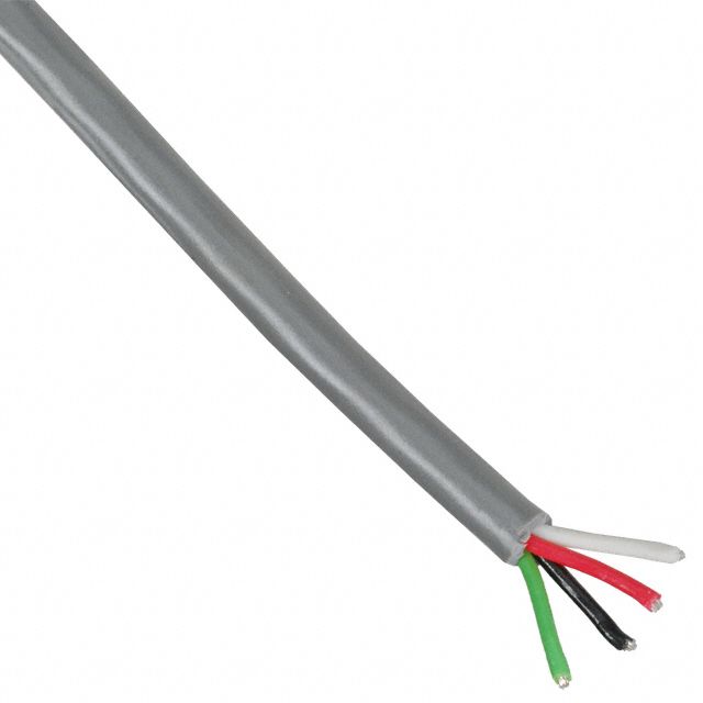 Communication Cable: 1, 000 ft Cable Lg, 7 Strands, 22 AWG, Commercial, Comm Cable, S-R PVC