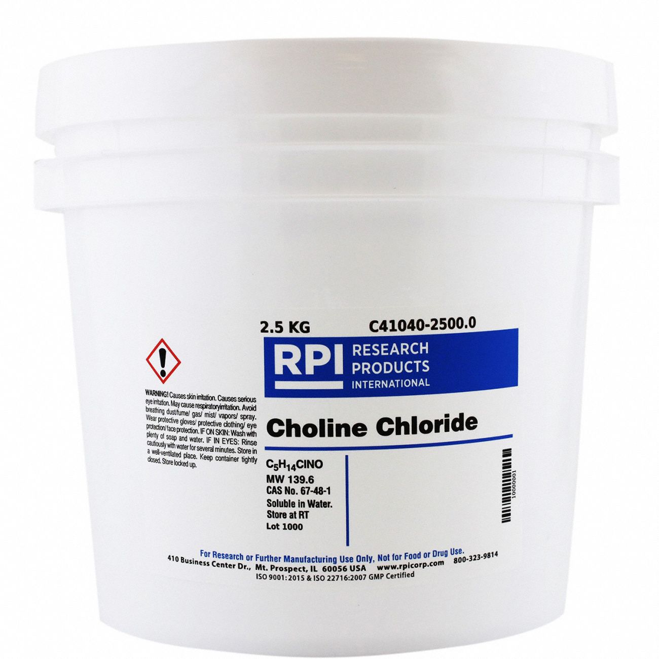 Choline Chloride, 2.5kg