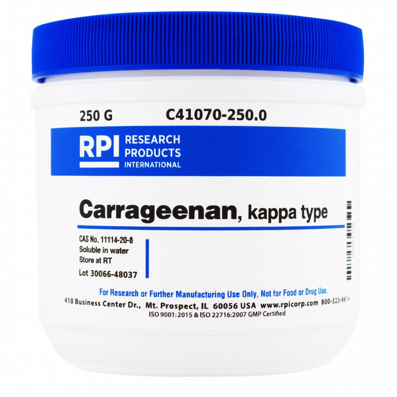 Carrageenan, Kappa Type, 250g