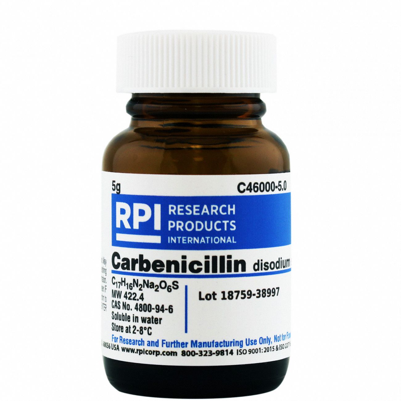Carbenicillin,  Disodium Salt, 5g