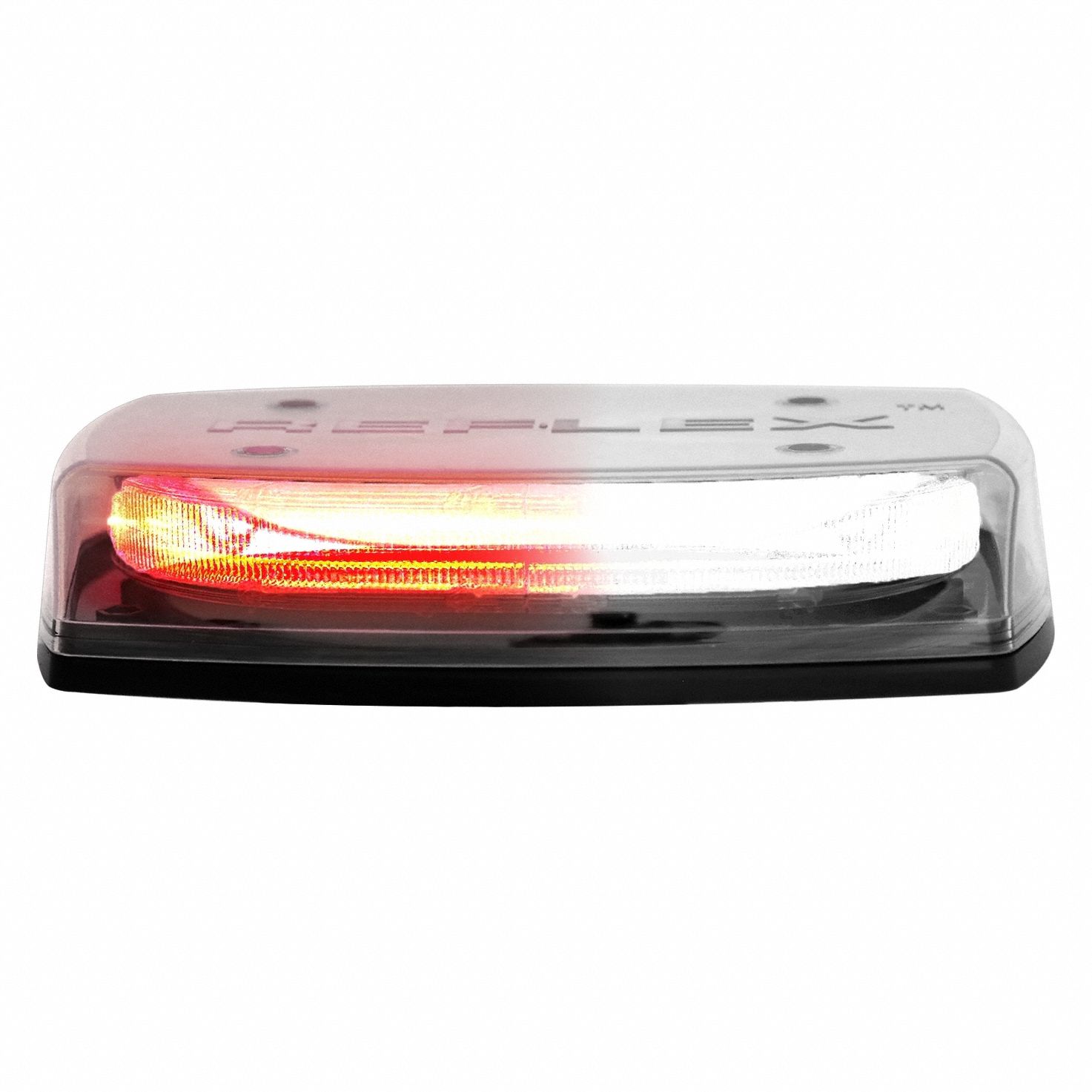 Mini Light Bar: Emergency Vehicle Mini Light Bar, Red/White, 40.8 W Watt, Clear, LED, IP65