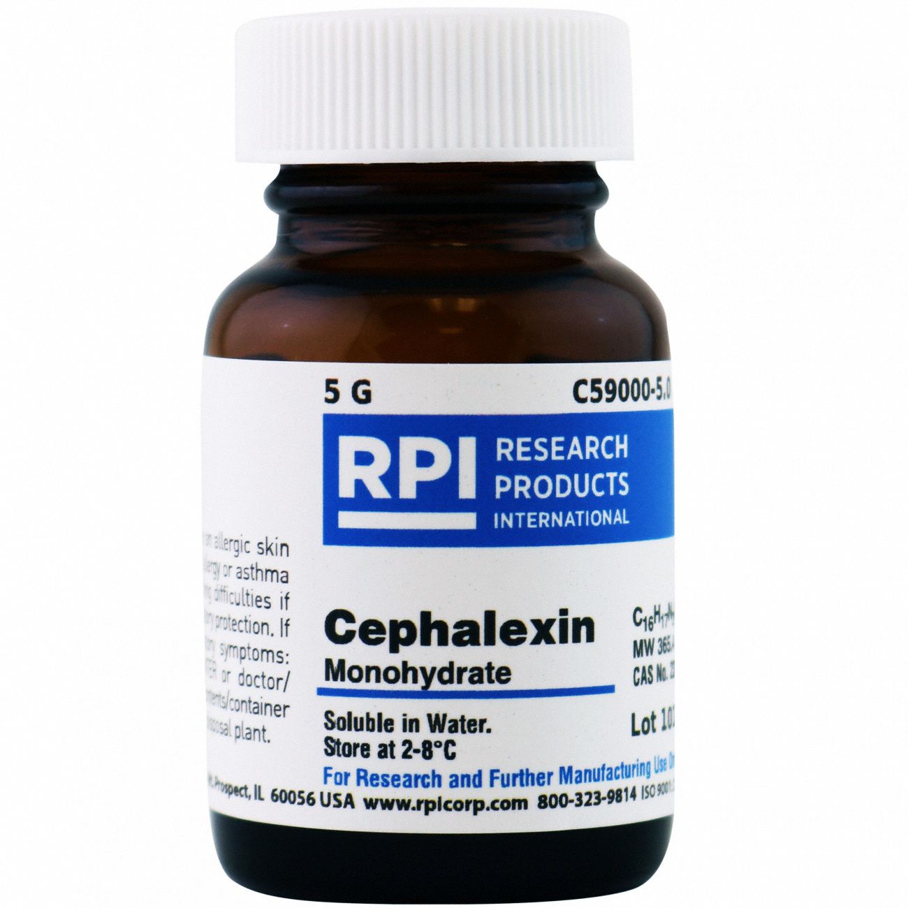 Cephalexin,  Monohydrate, 5g