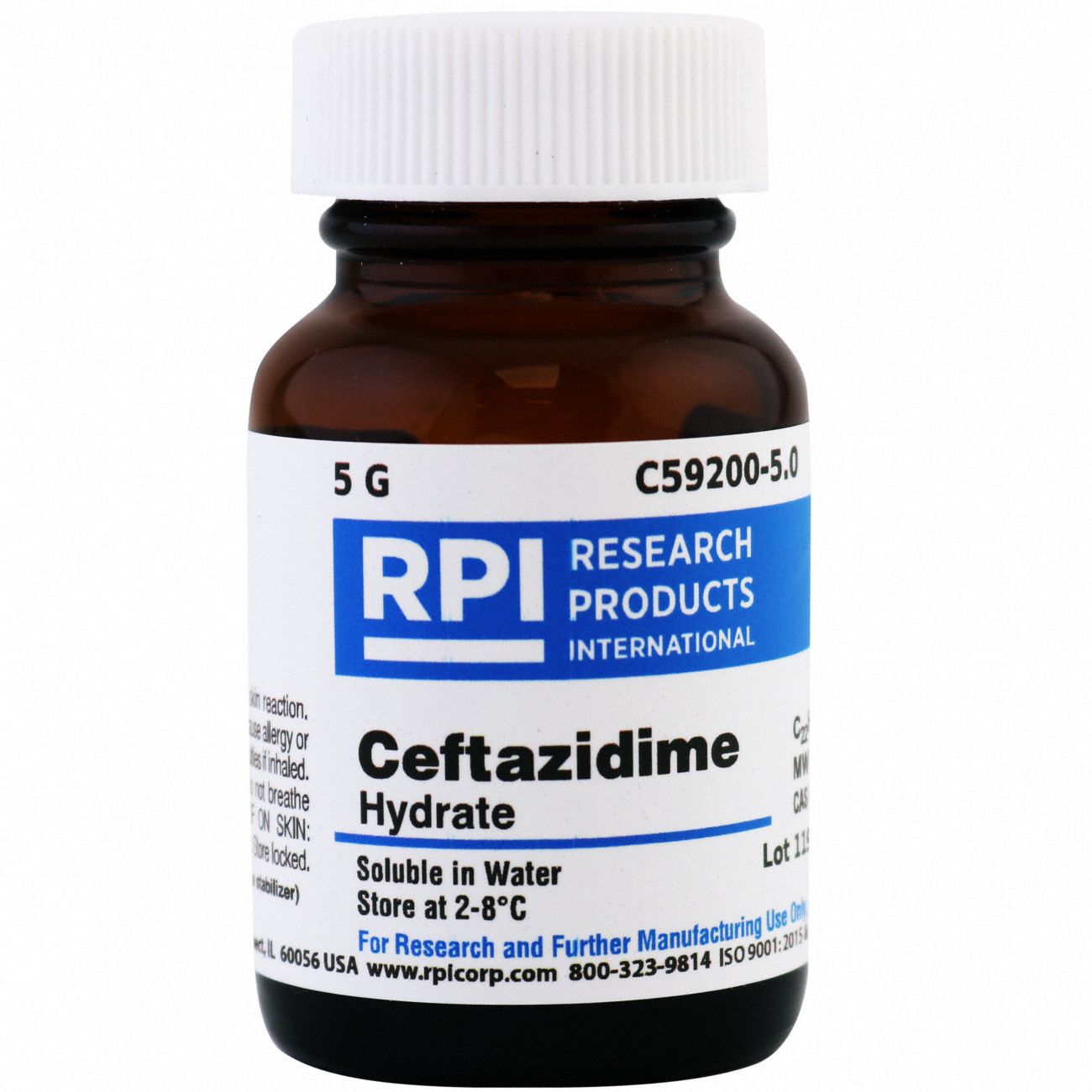 Ceftazidime Hydrate, 5g