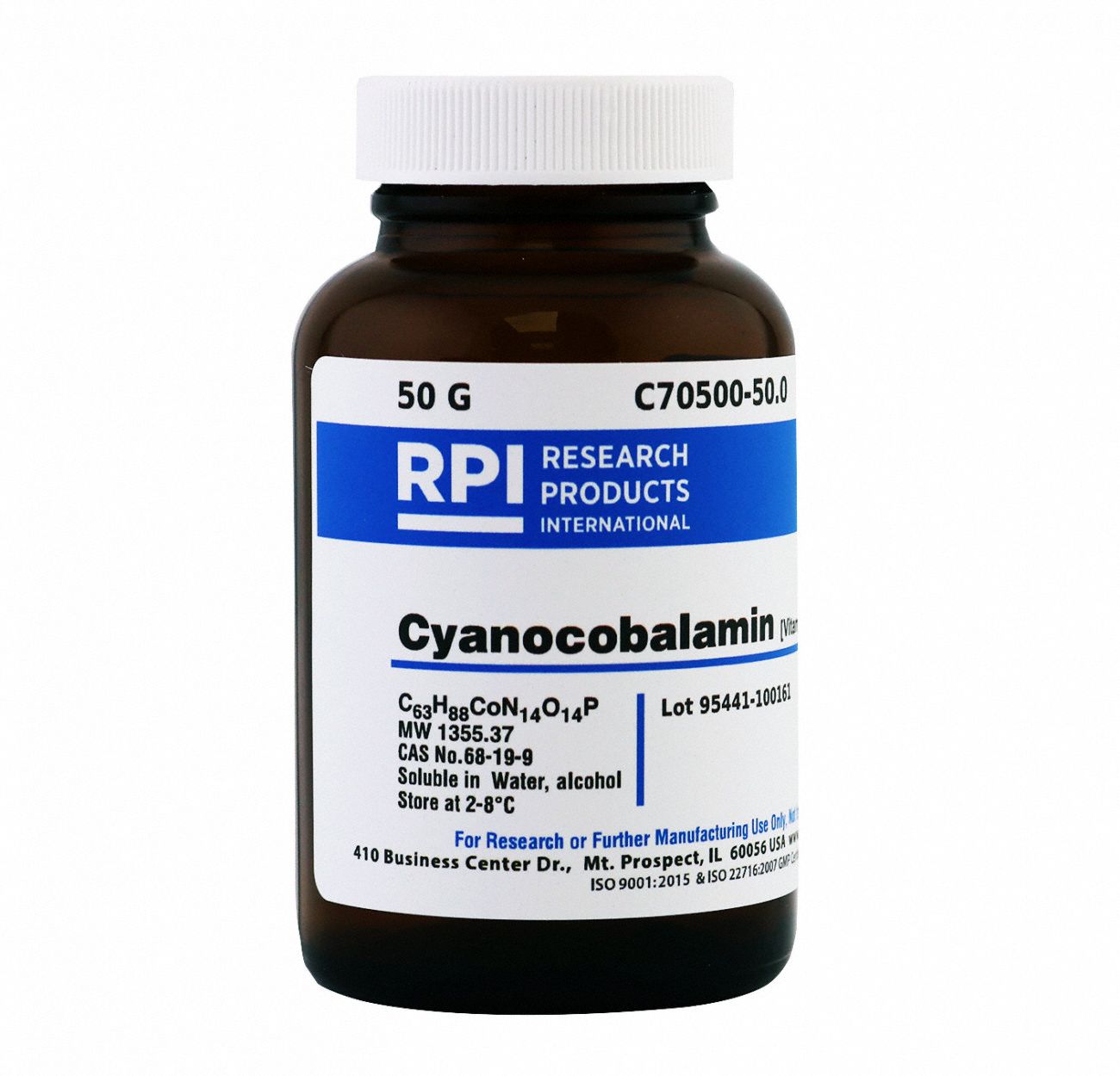 Rpi G Container Size Powder Cyanocobalamin Fx C